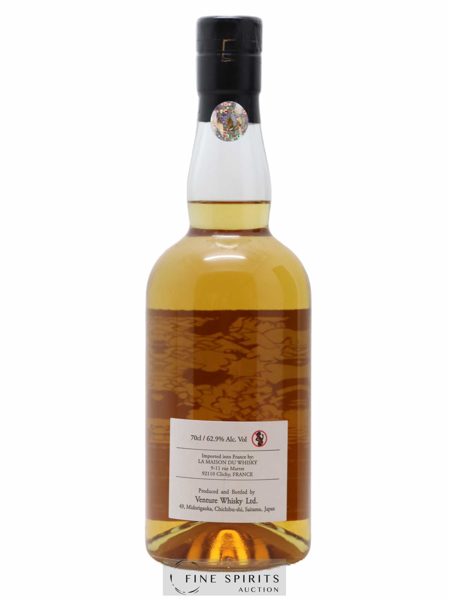 Chichibu 2012 Of. Peated Cask n°2070 - One of 258 LMDW - Lot de 1 bouteille - 2