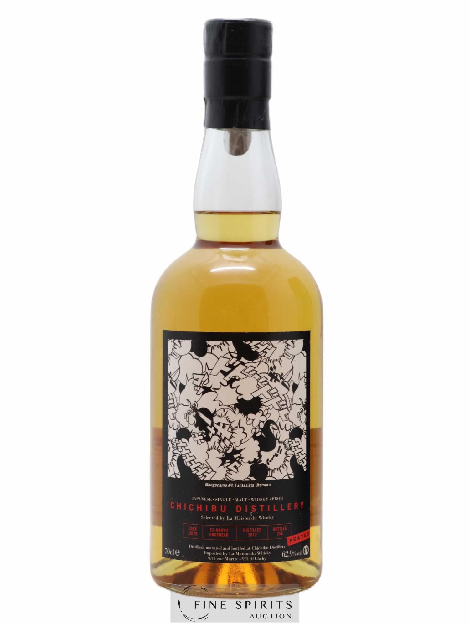Chichibu 2012 Of. Peated Cask n°2070 - One of 258 LMDW - Lot de 1 bouteille - 1