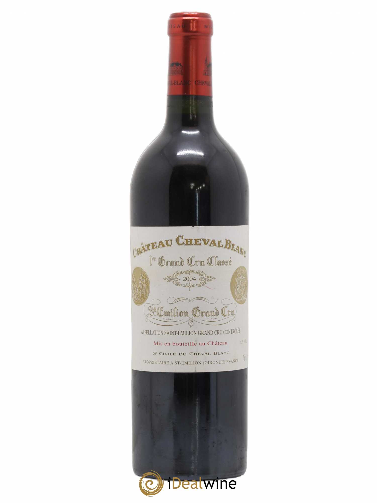 Château Cheval Blanc 1er Grand Cru Classé A 2004 - Lot de 1 bouteille - 0
