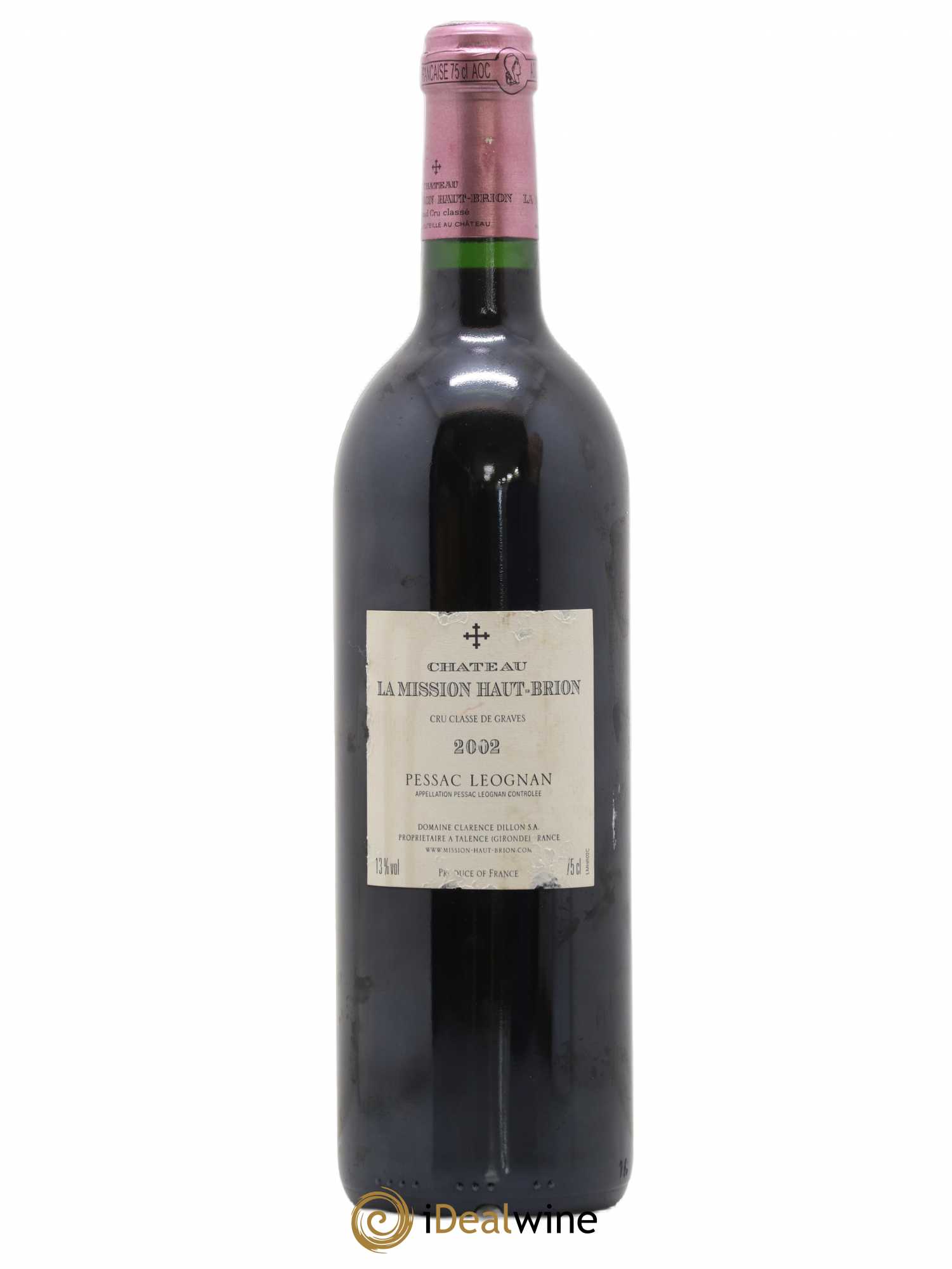 Château la Mission Haut-Brion Cru Classé de Graves 2002 - Lot de 1 bouteille - 1