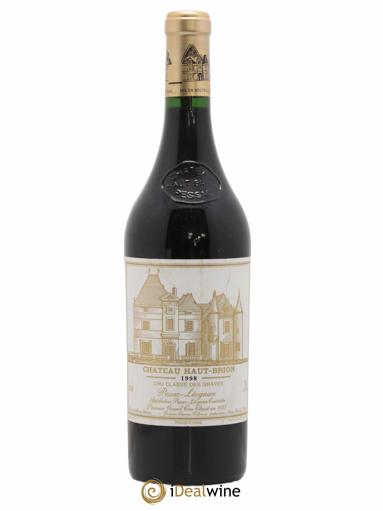 Château Haut Brion 1er Grand Cru Classé 1998 - Lot de 1 bouteille - 0