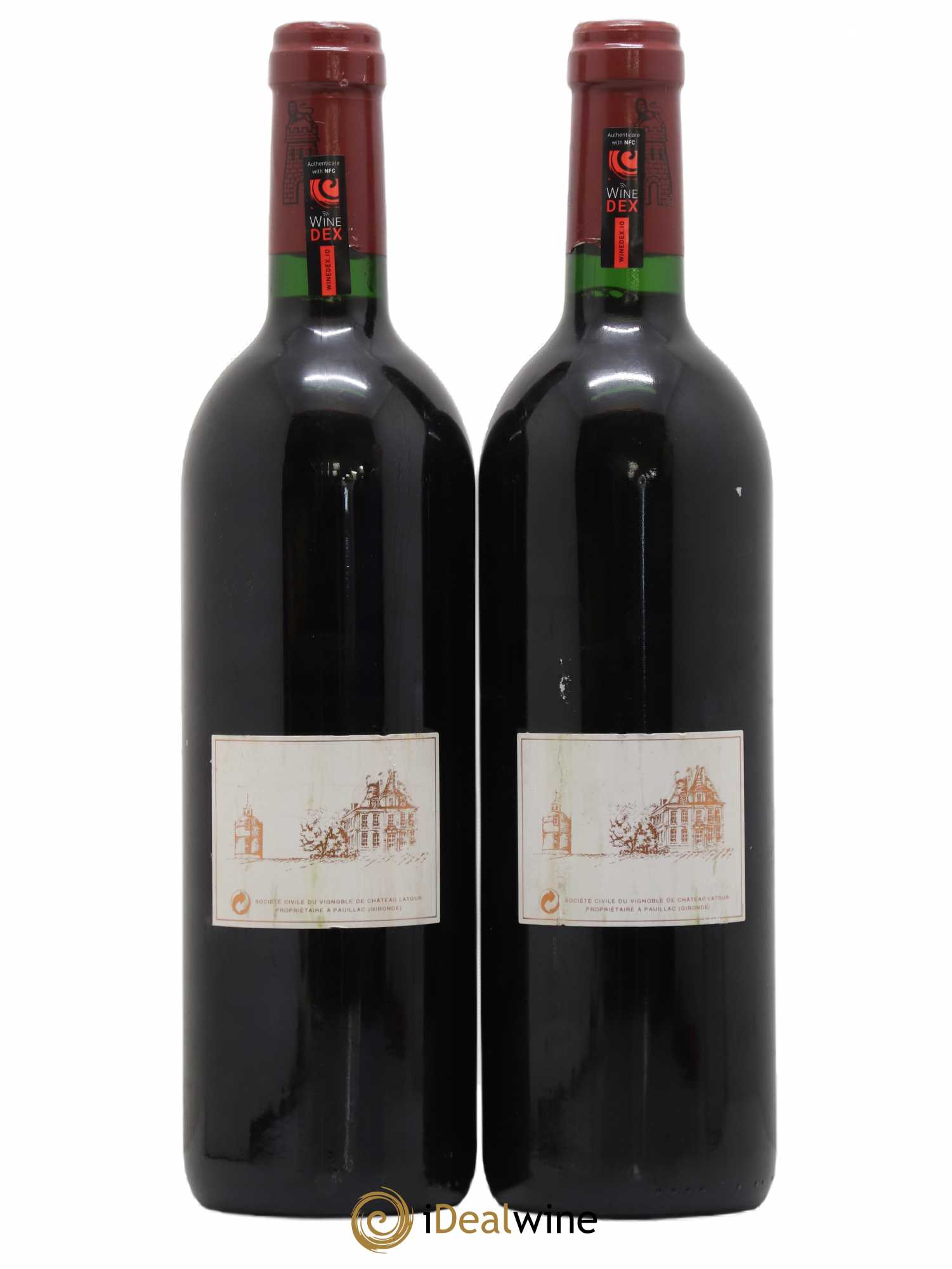 Château Latour 1er Grand Cru Classé 1996 - Lot de 2 bouteilles - 1