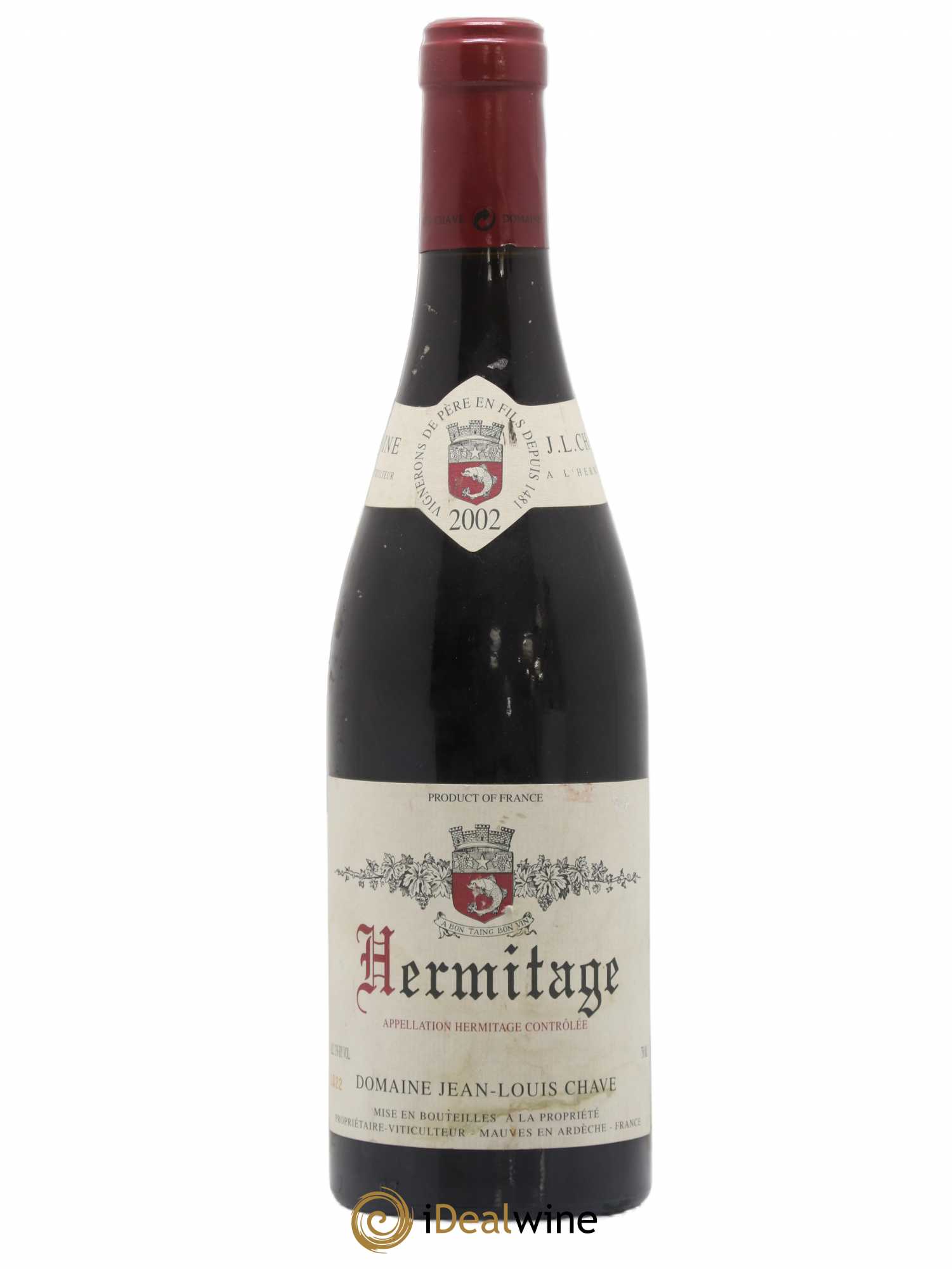 Hermitage Jean-Louis Chave 2002 - Lot de 1 bouteille - 0