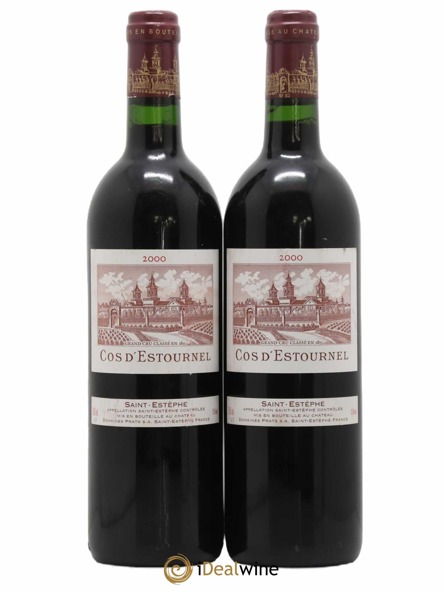 Cos d'Estournel 2ème Grand Cru Classé 2000 - Lot de 2 bouteilles - 0