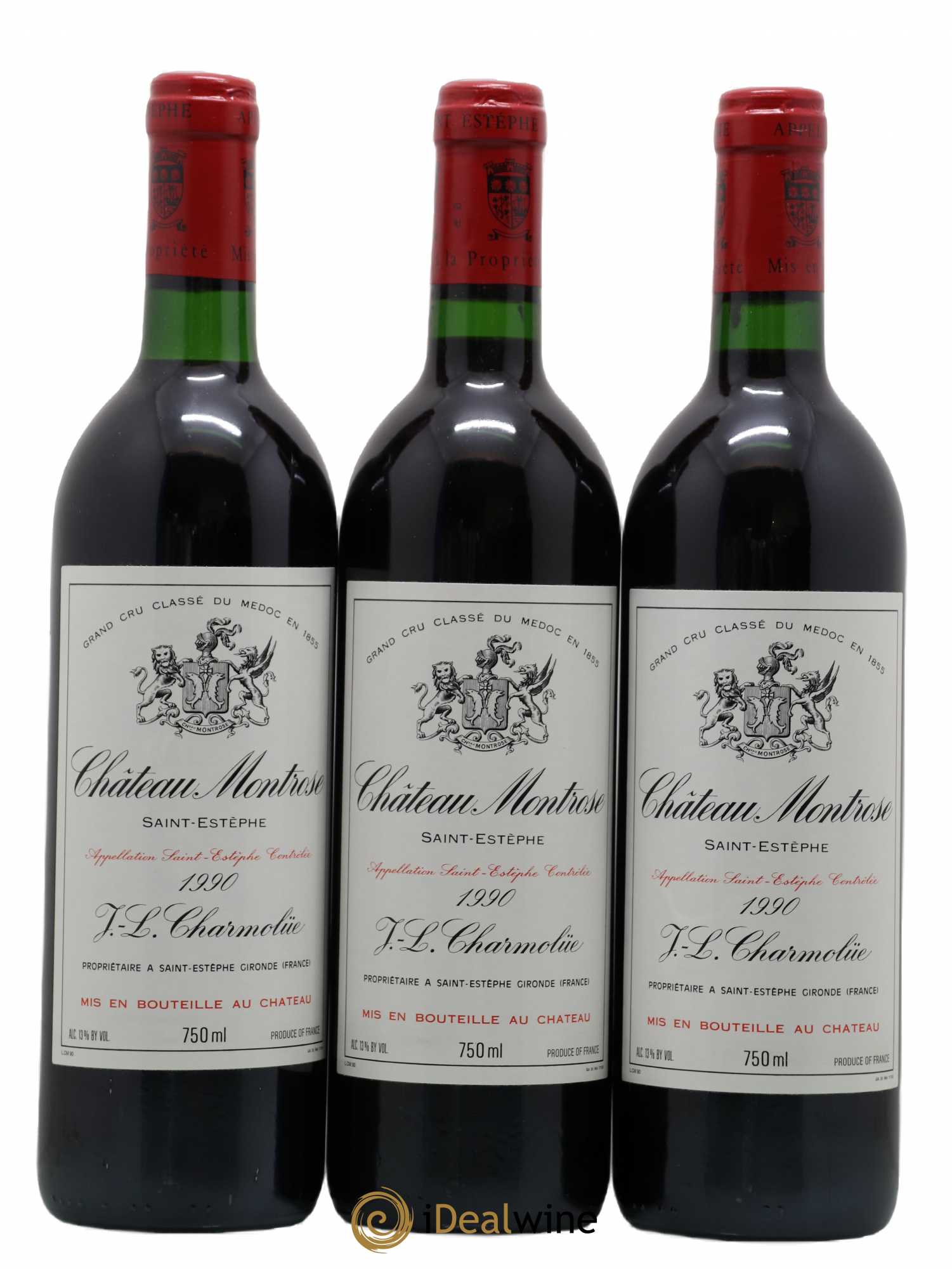 Château Montrose 2ème Grand Cru Classé 1990 - Lot de 6 bouteilles - 1