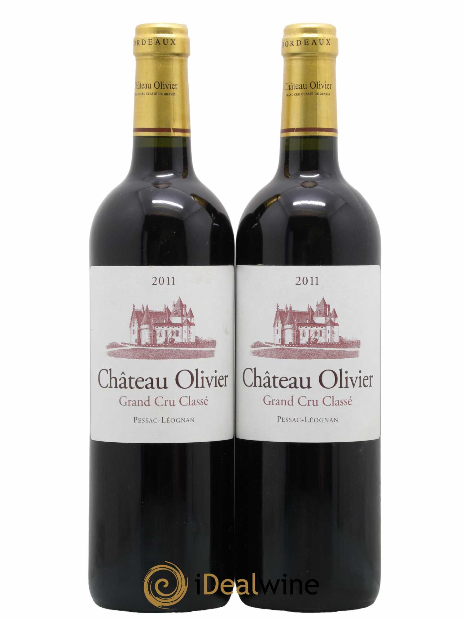 Château Olivier Cru Classé de Graves 2011 - Lot de 2 bouteilles - 0