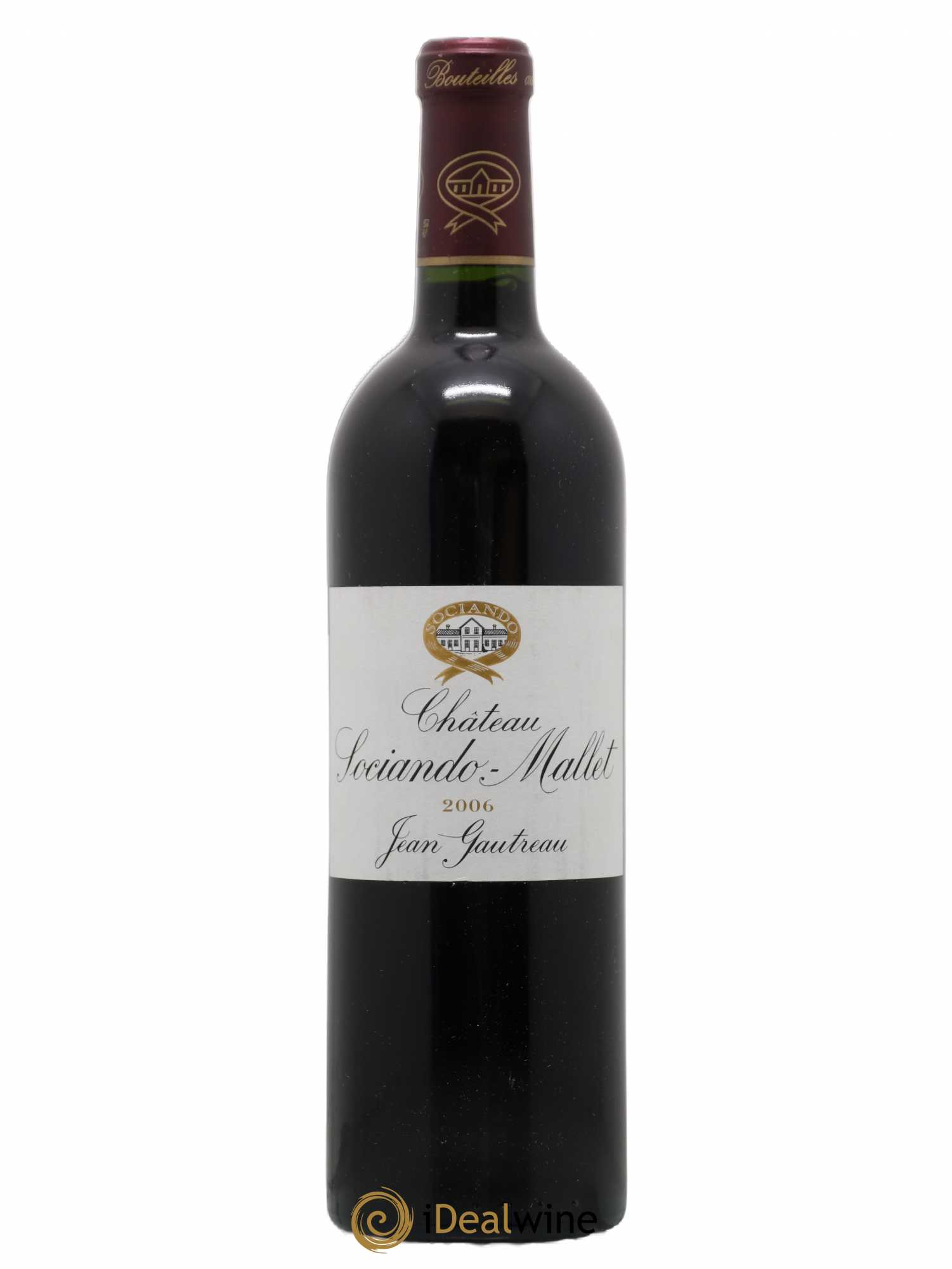 Château Sociando Mallet 2006 - Lot de 1 bouteille - 0