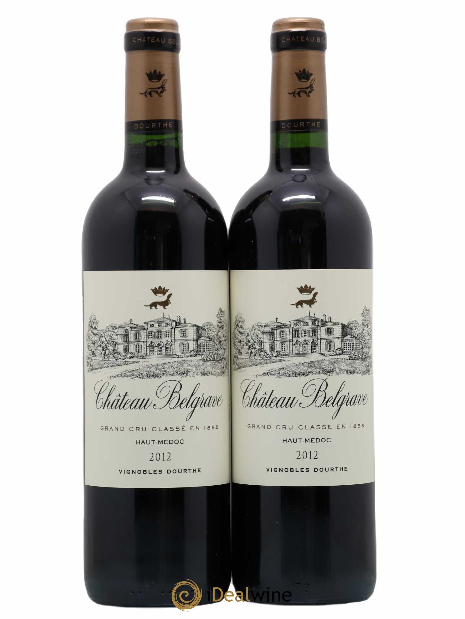 Château Belgrave 5ème Grand Cru Classé 2012 - Lot de 2 bouteilles - 0