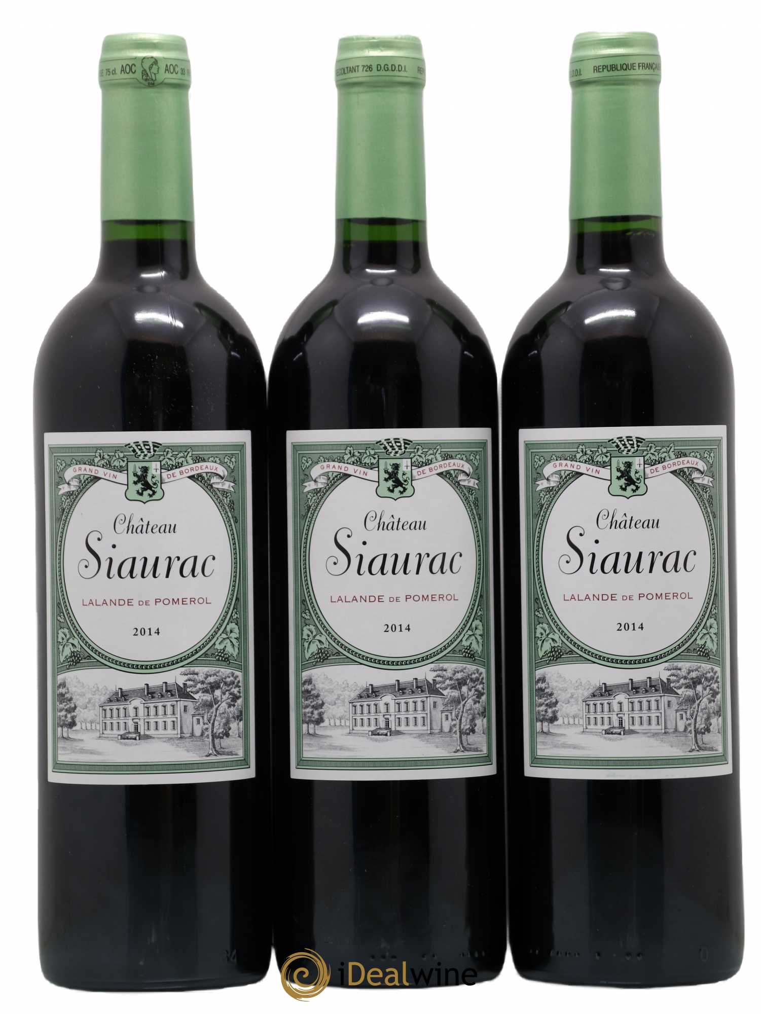 Château Siaurac 2014 - Lot de 3 bouteilles - 0