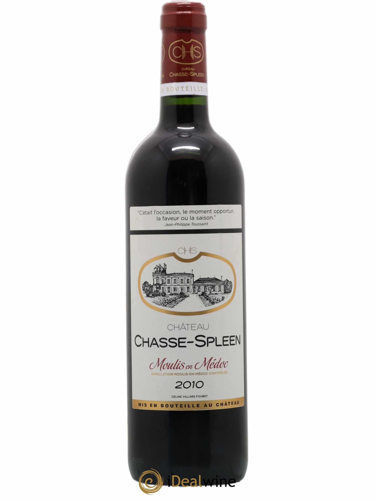 Château Chasse Spleen 2010 - Lot de 1 bouteille - 0