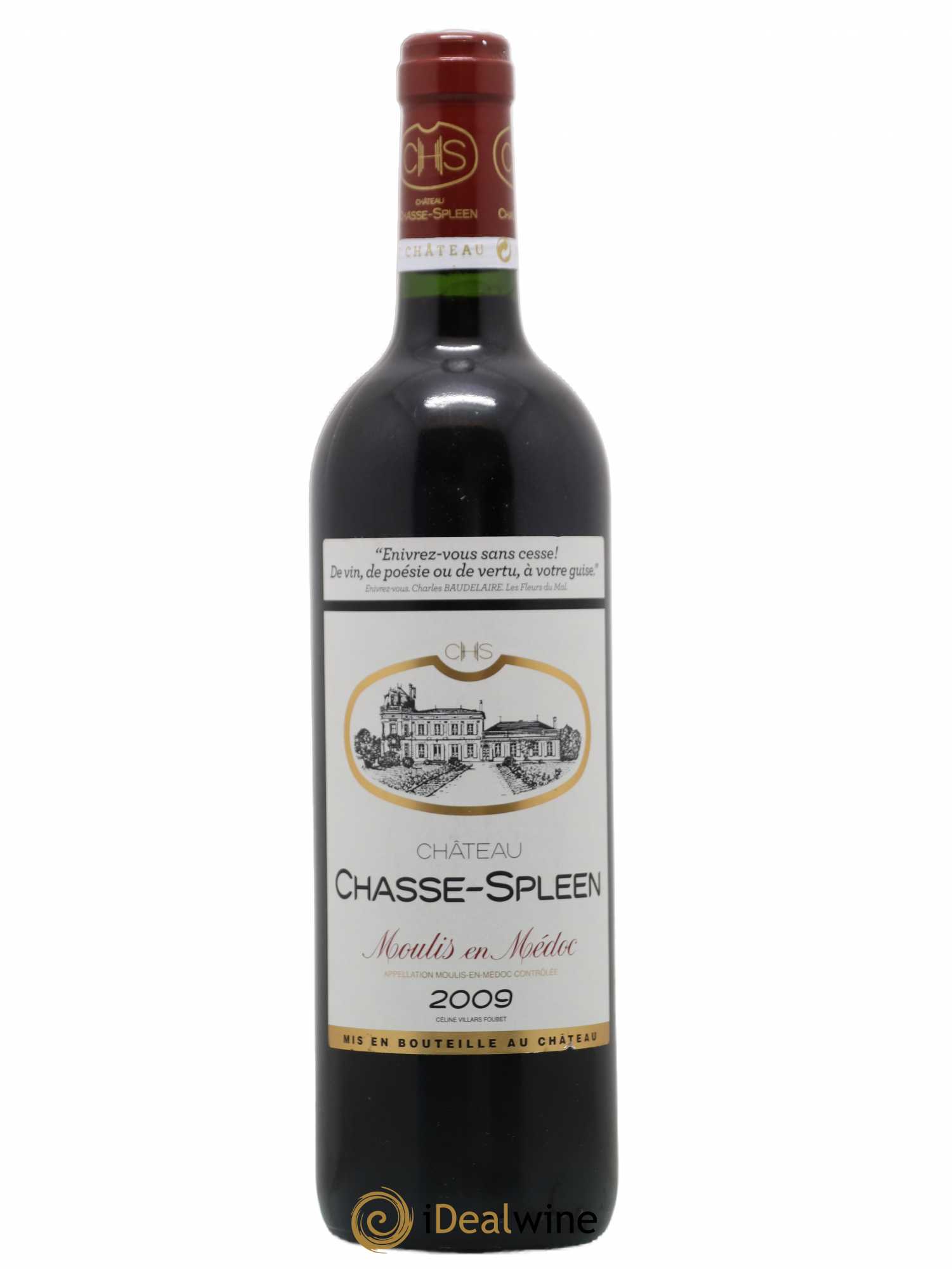 Château Chasse Spleen 2009 - Lot de 1 bouteille - 0