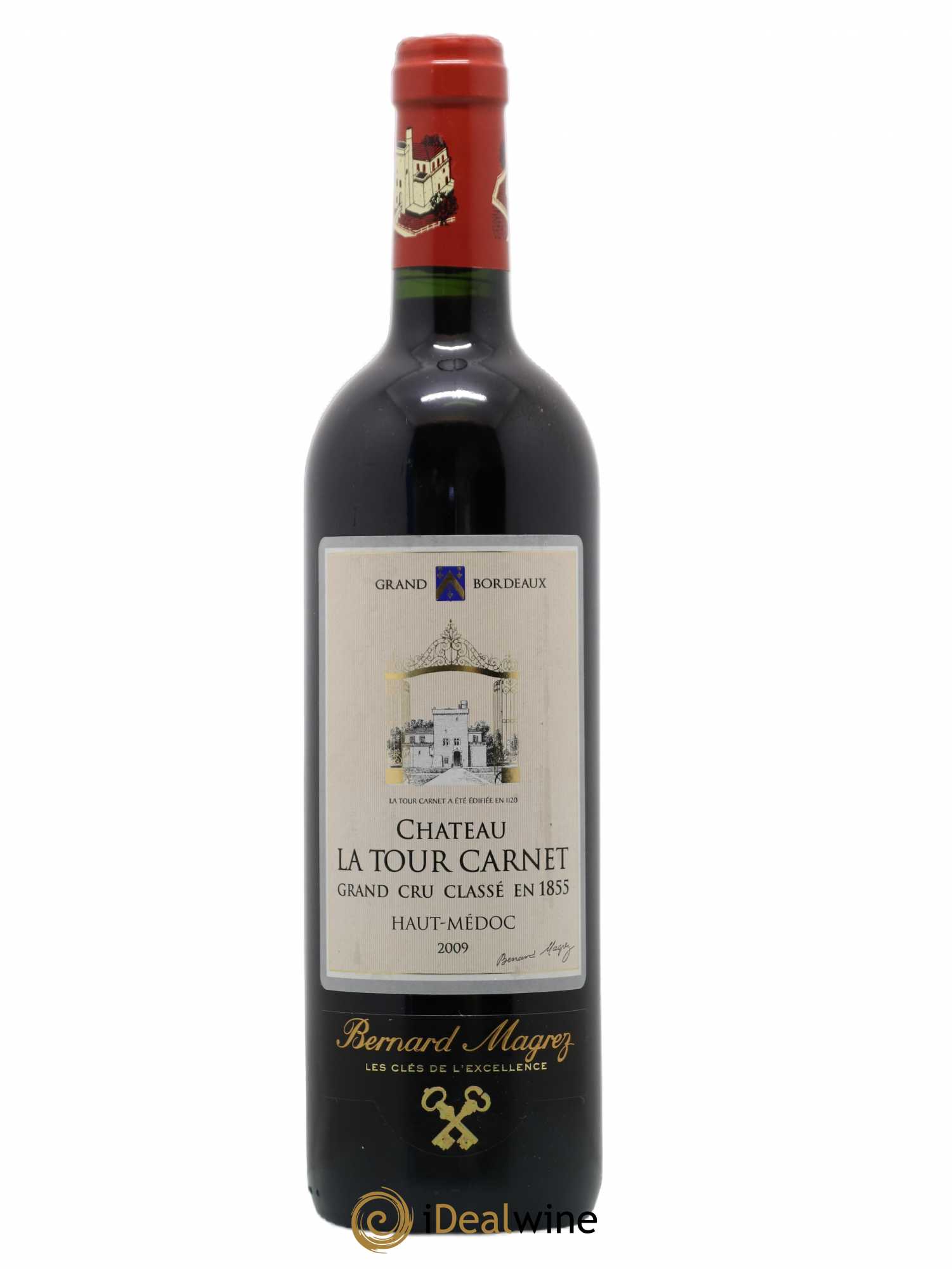 Château la Tour Carnet 4ème Grand Cru Classé 2009 - Lot de 1 bouteille - 0