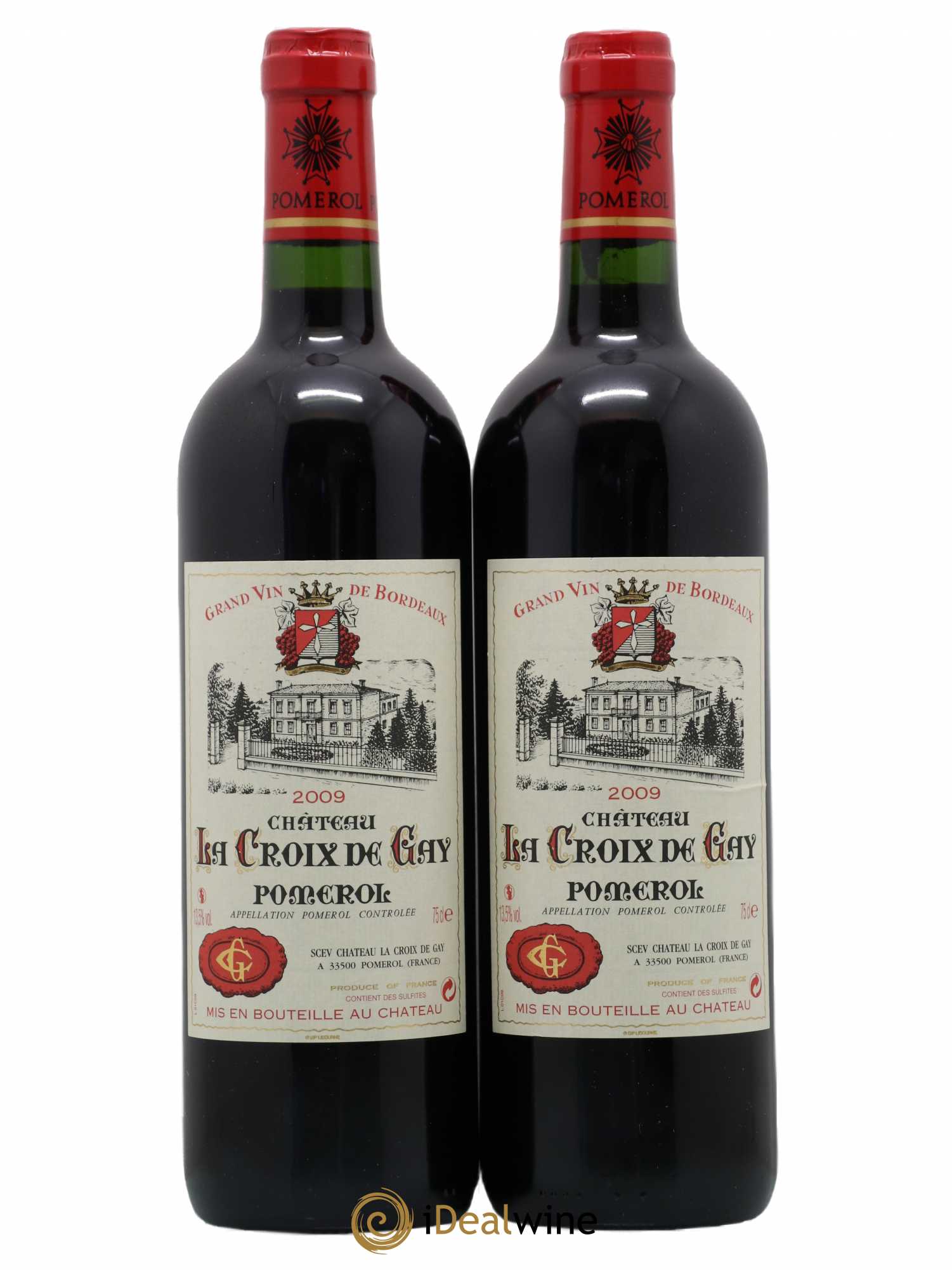Château la Croix de Gay 2009 - Lot de 2 bouteilles - 0