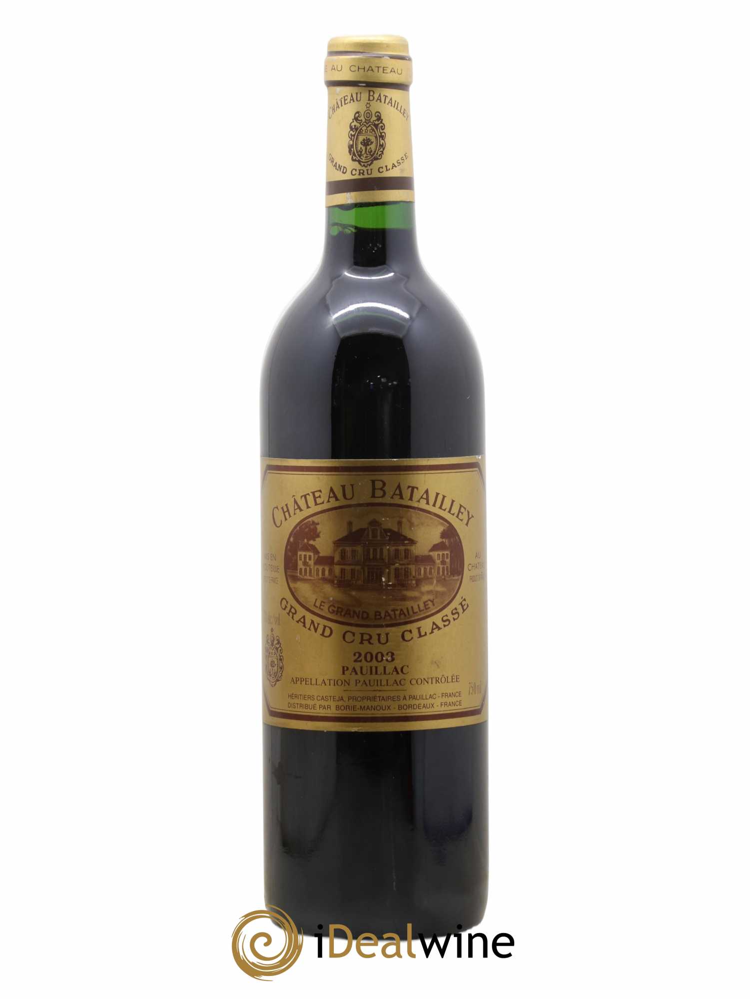 Château Batailley 5ème Grand Cru Classé 2003 - Lot de 1 bouteille - 0