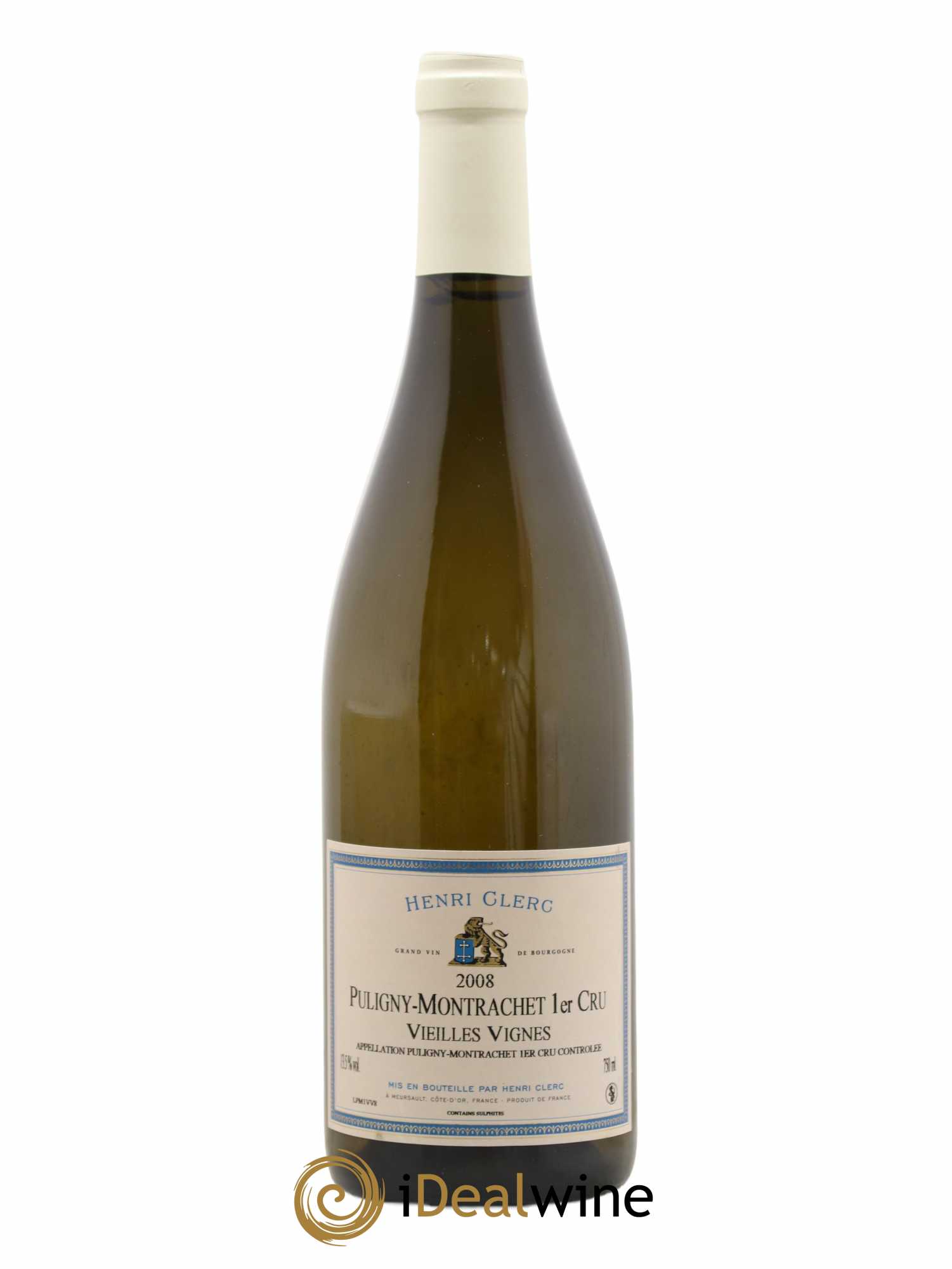 Puligny-Montrachet 1er Cru Vieilles Vignes Domaine Henri Clerc 2008 - Posten von 1 Flasche - 0