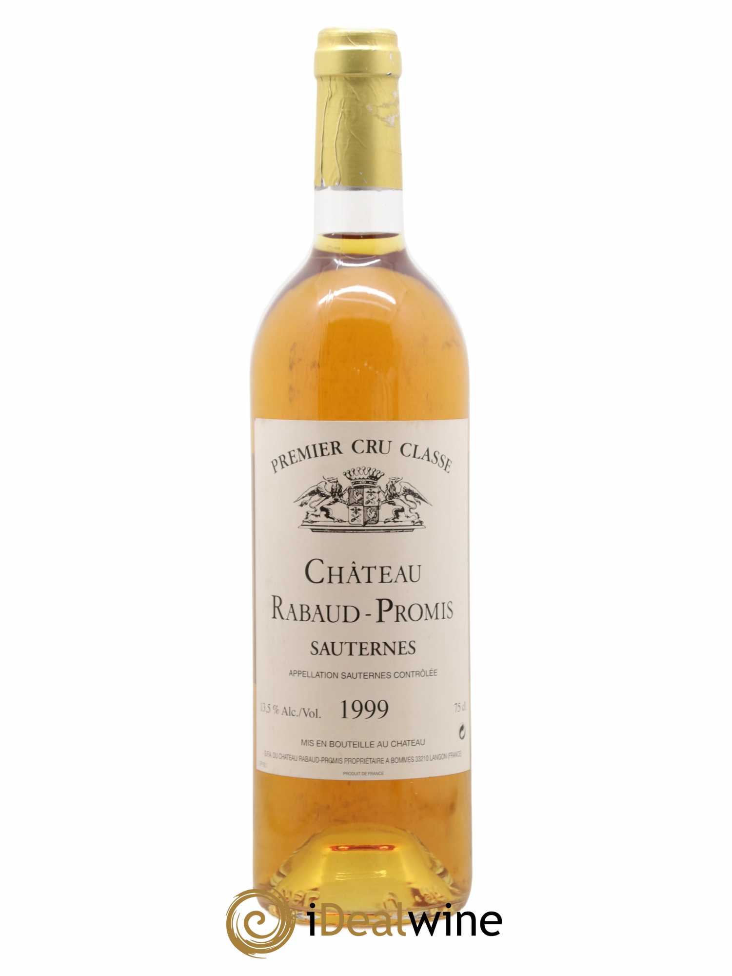 Château Rabaud Promis 1er Grand Cru Classé 1999 - Posten von 1 Flasche - 0