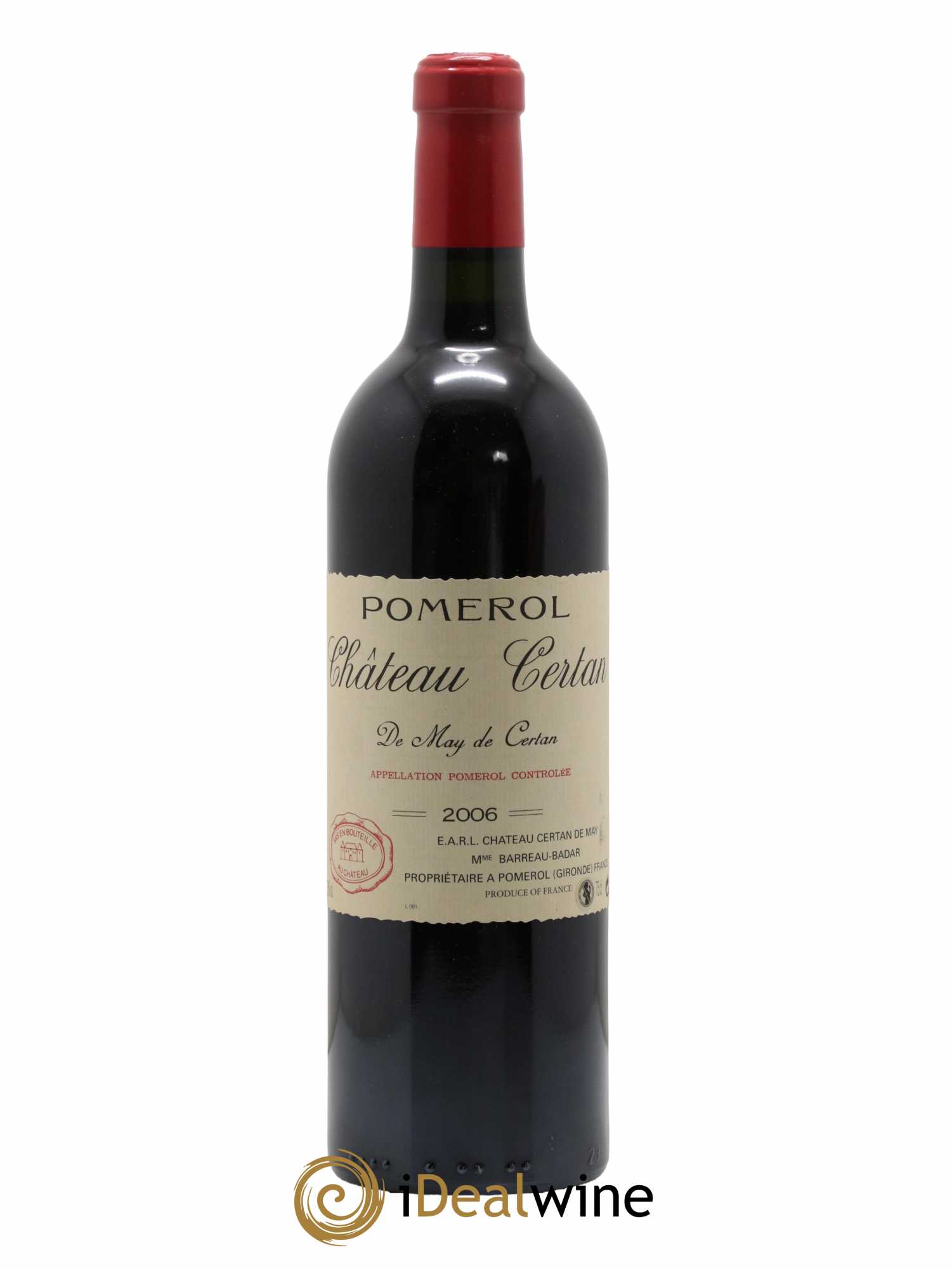 Château Certan de May 2006 - Lot de 1 bouteille - 0