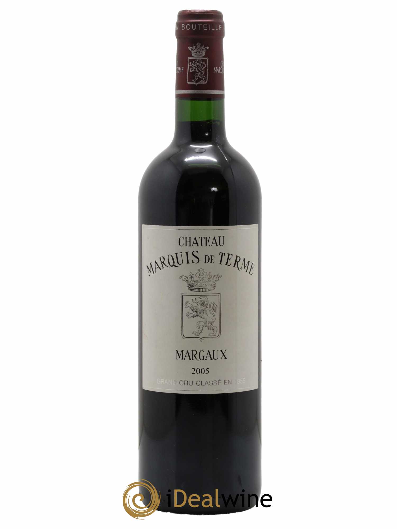 Château Marquis de Terme 4ème Grand Cru Classé 2005 - Lot de 1 bouteille - 0