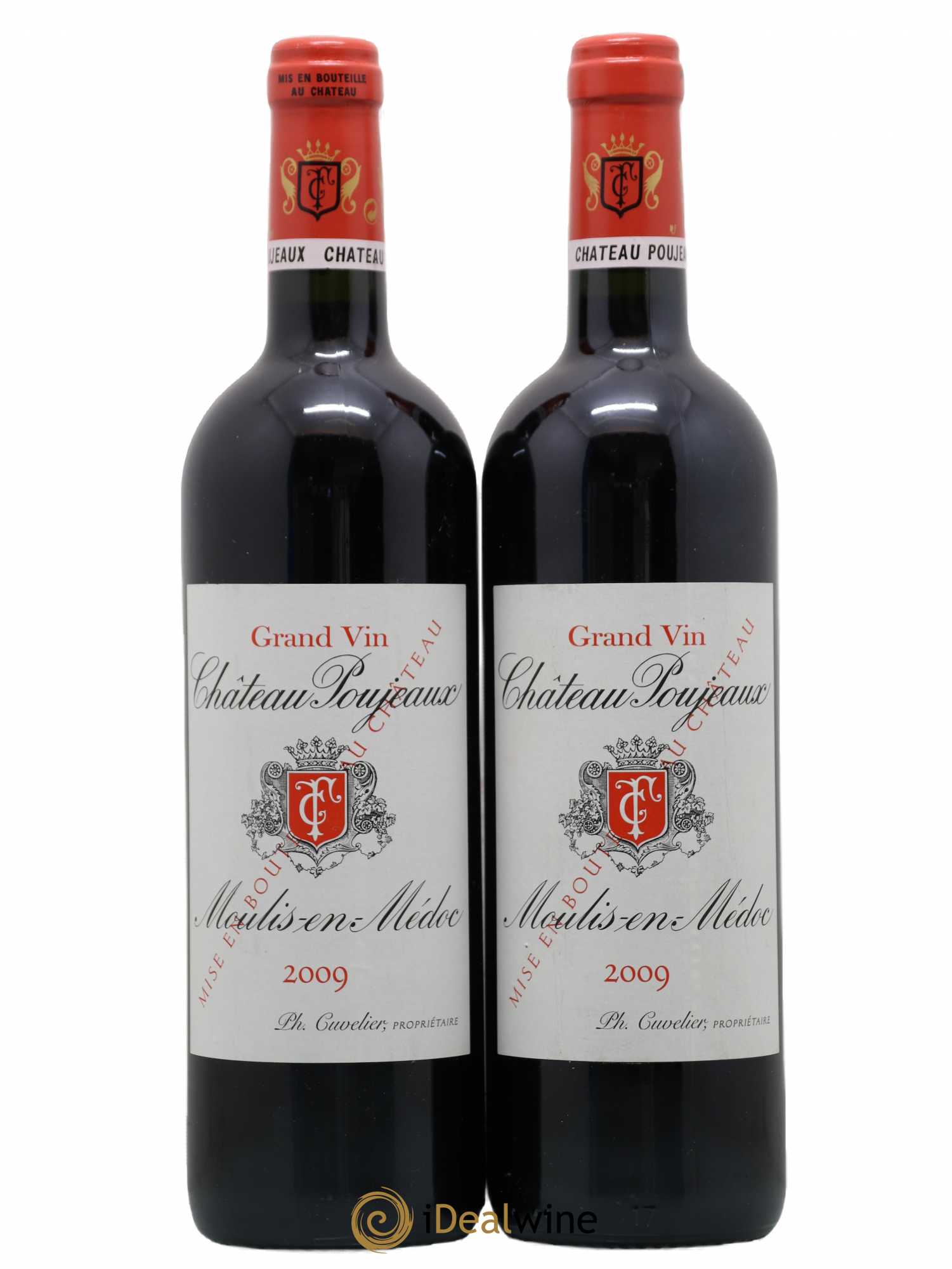 Château Poujeaux 2009 - Lot de 2 bouteilles - 0