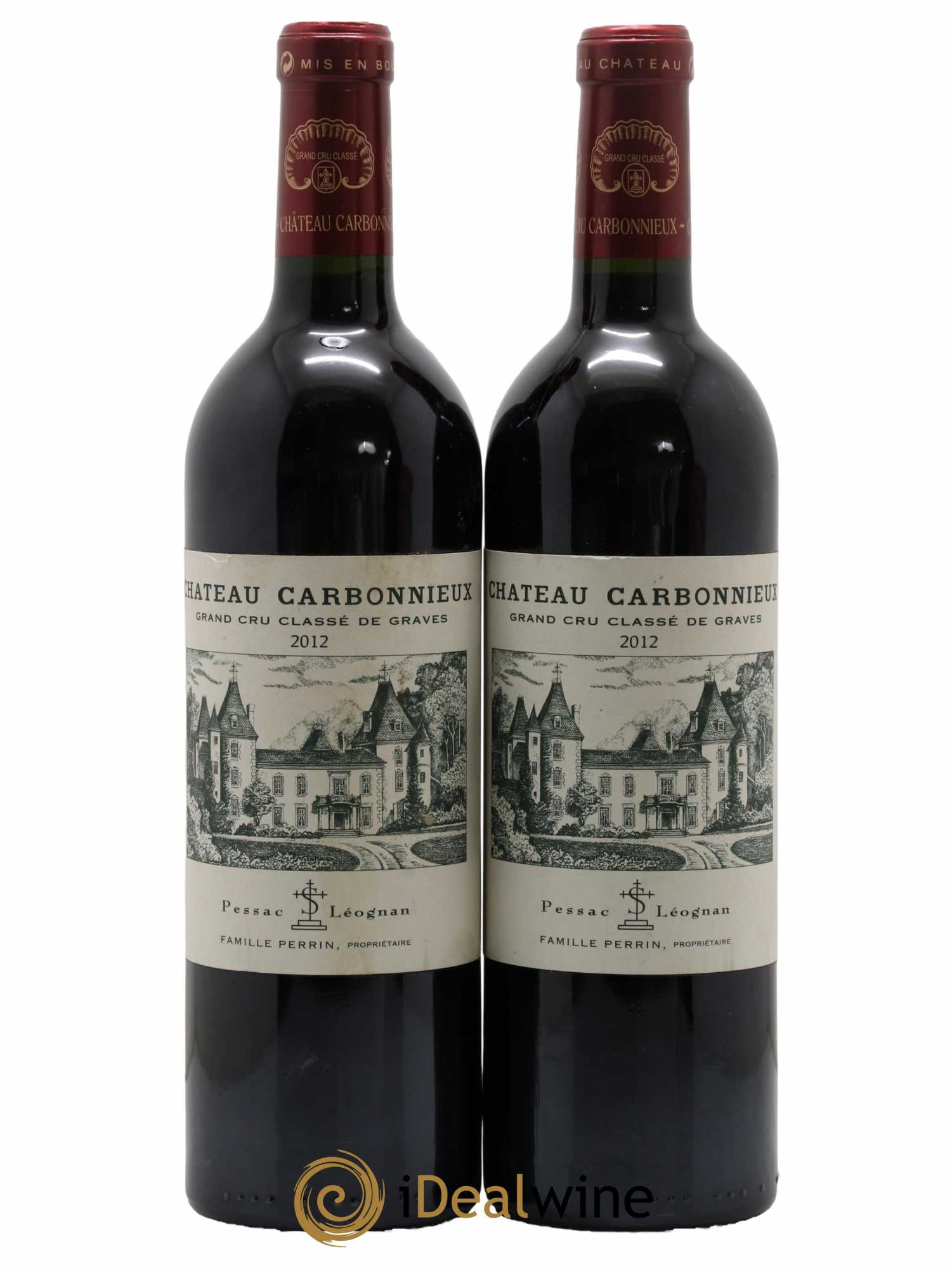 Château Carbonnieux Cru Classé de Graves 2012 - Lot de 2 bouteilles - 0