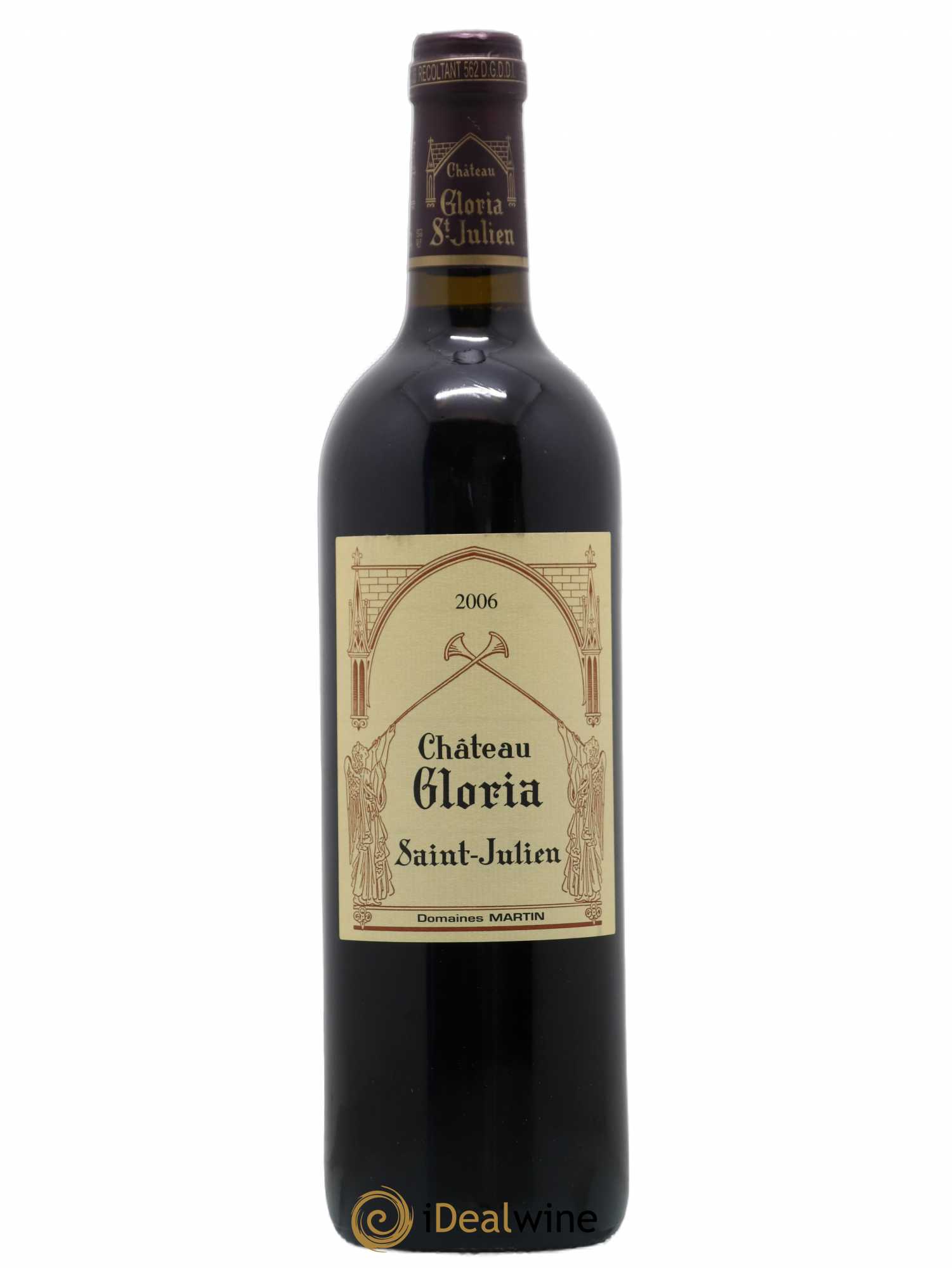 Château Gloria 2006 - Lot de 1 bouteille - 0