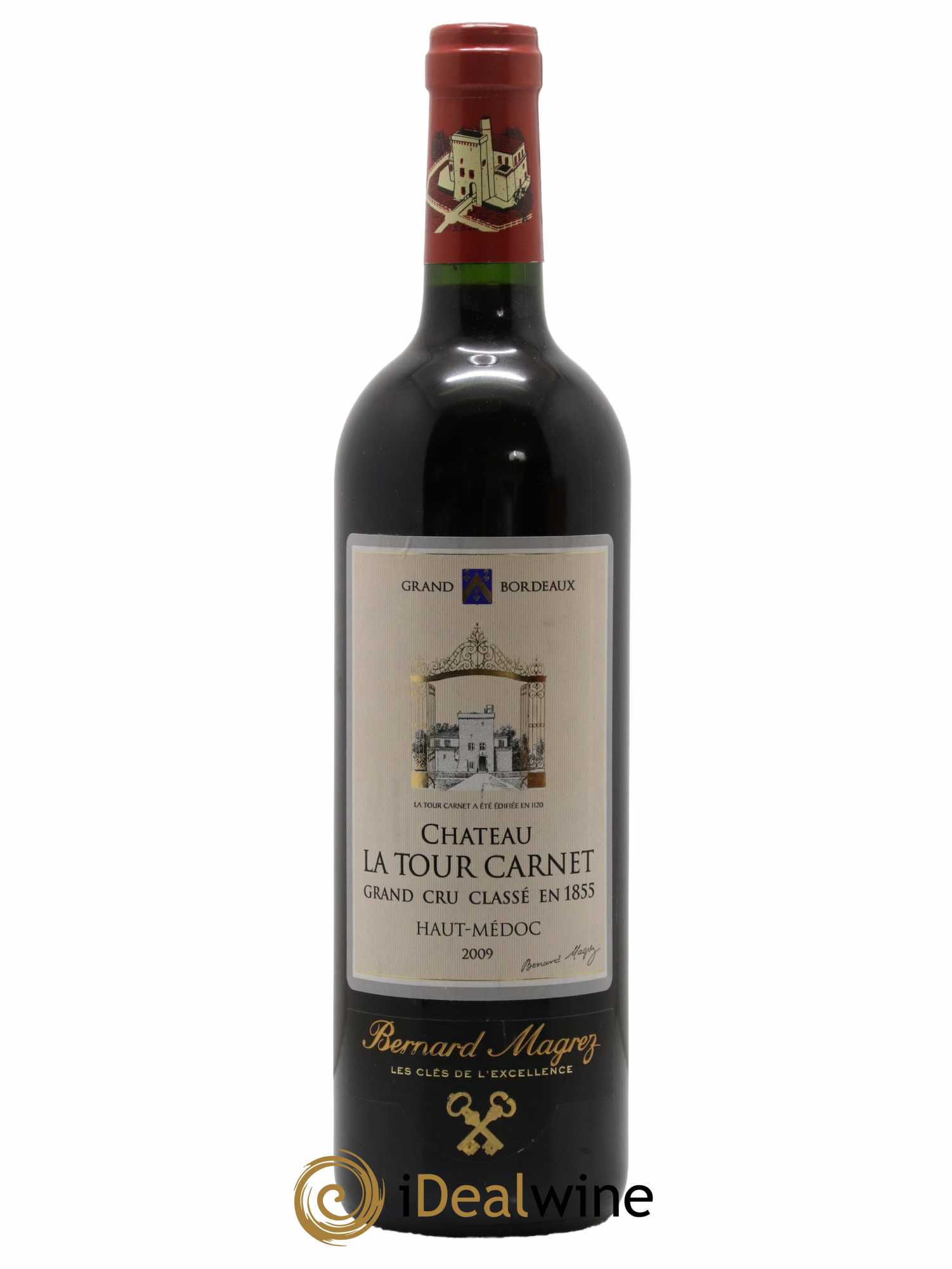 Château la Tour Carnet 4ème Grand Cru Classé 2009 - Lot de 1 bouteille - 0