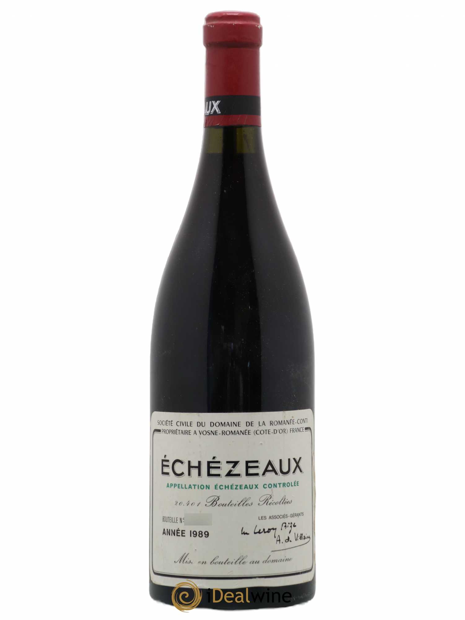 Echezeaux Grand Cru Domaine de la Romanée-Conti 1989 - Lot de 1 bouteille - 0