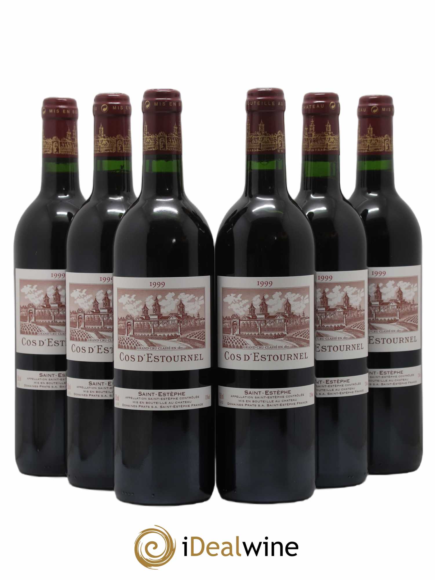 Cos d'Estournel 2ème Grand Cru Classé 1999 - Lot de 6 bouteilles - 0