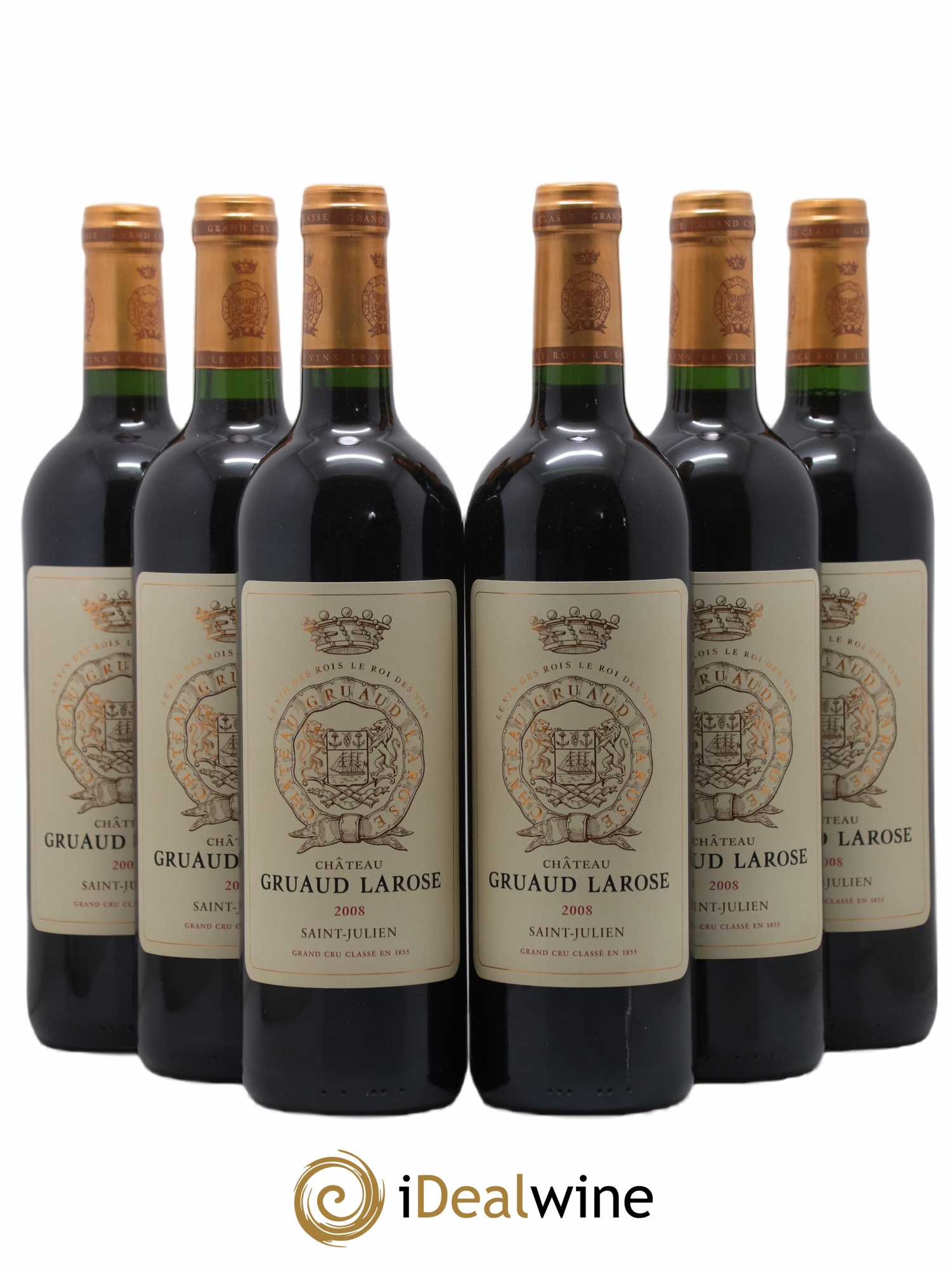 Château Gruaud Larose 2ème Grand Cru Classé 2008 - Lot de 6 bouteilles - 0