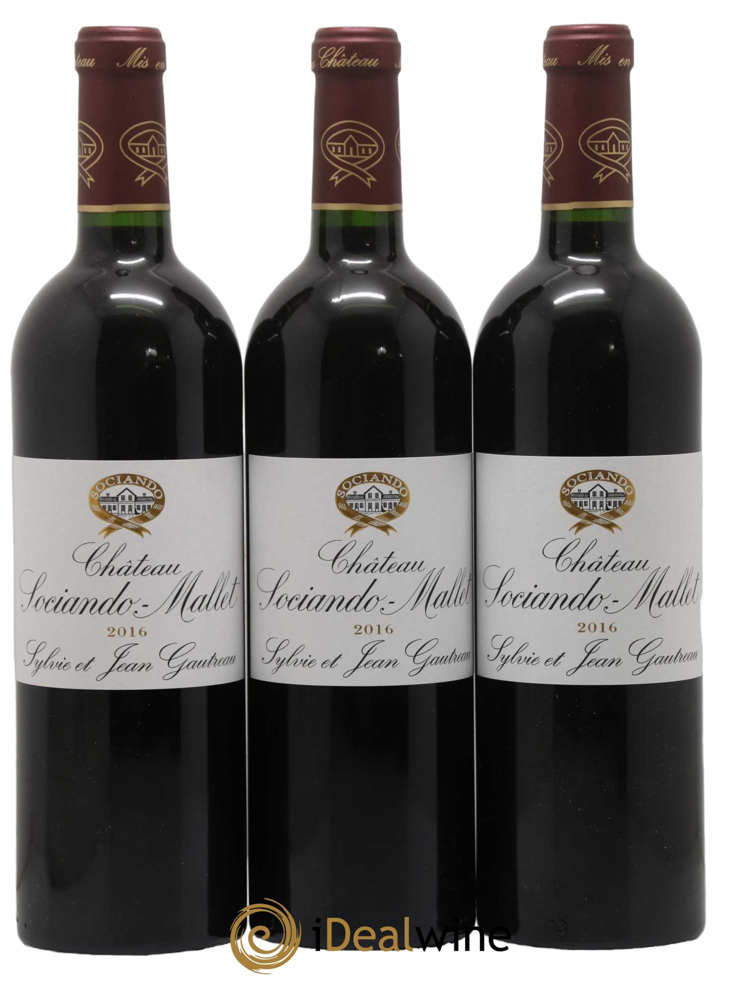 Château Sociando Mallet 2016 - Lot de 6 bouteilles - 2