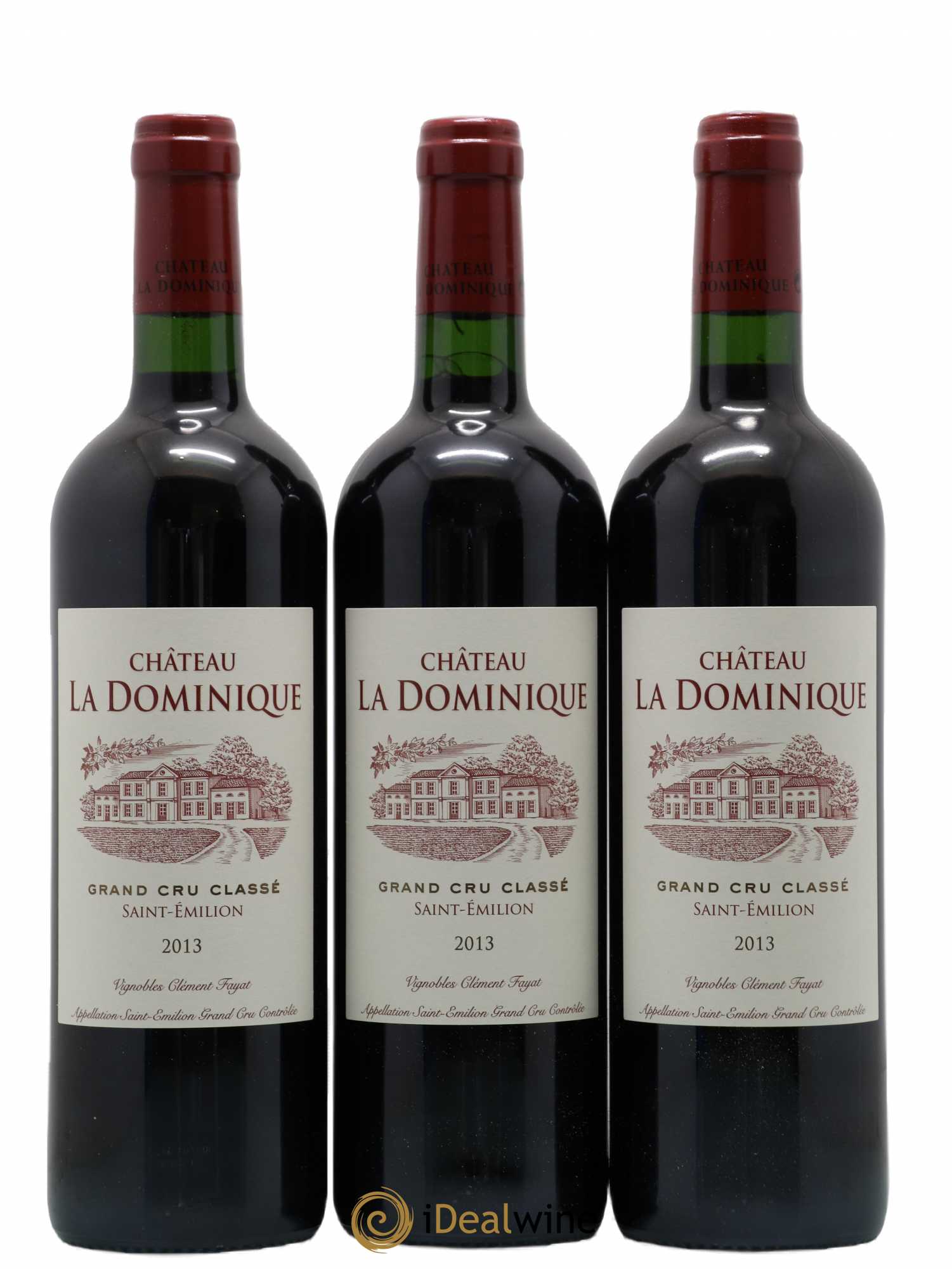 Château la Dominique Grand Cru Classé 2013 - Lot de 6 bouteilles - 1