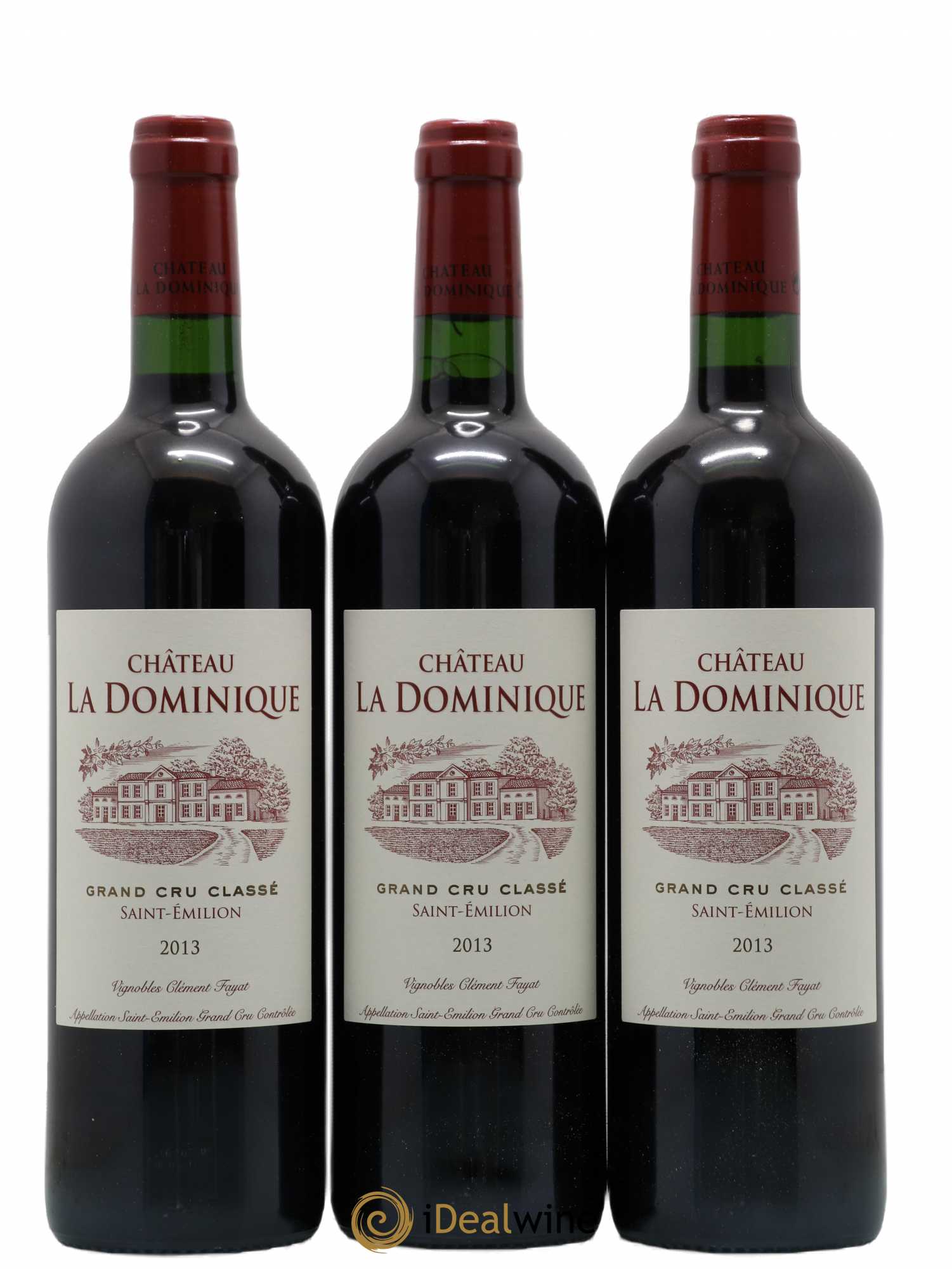Château la Dominique Grand Cru Classé 2013 - Lot de 6 bouteilles - 2