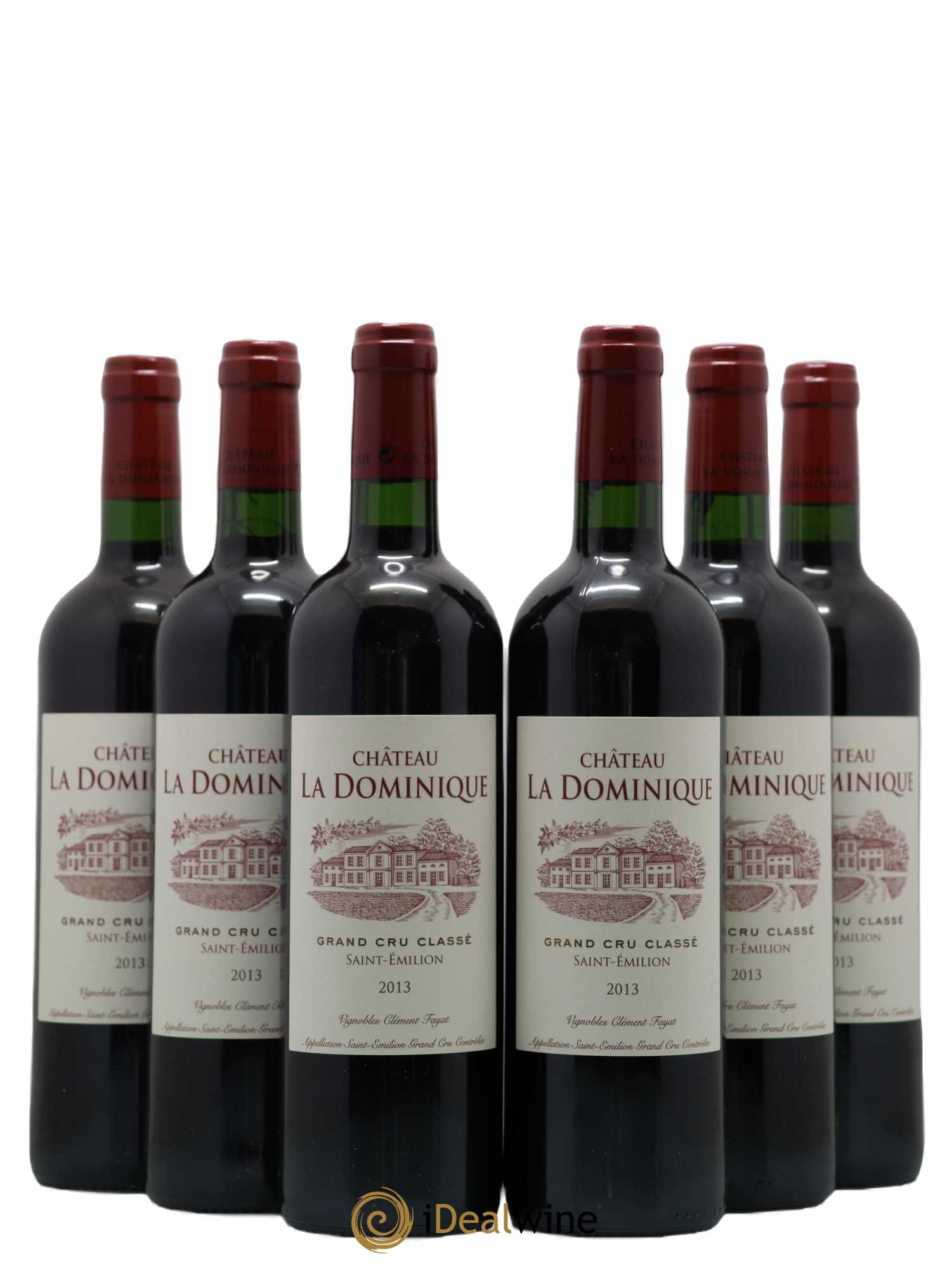 Château la Dominique Grand Cru Classé 2013 - Lot de 6 bouteilles - 0