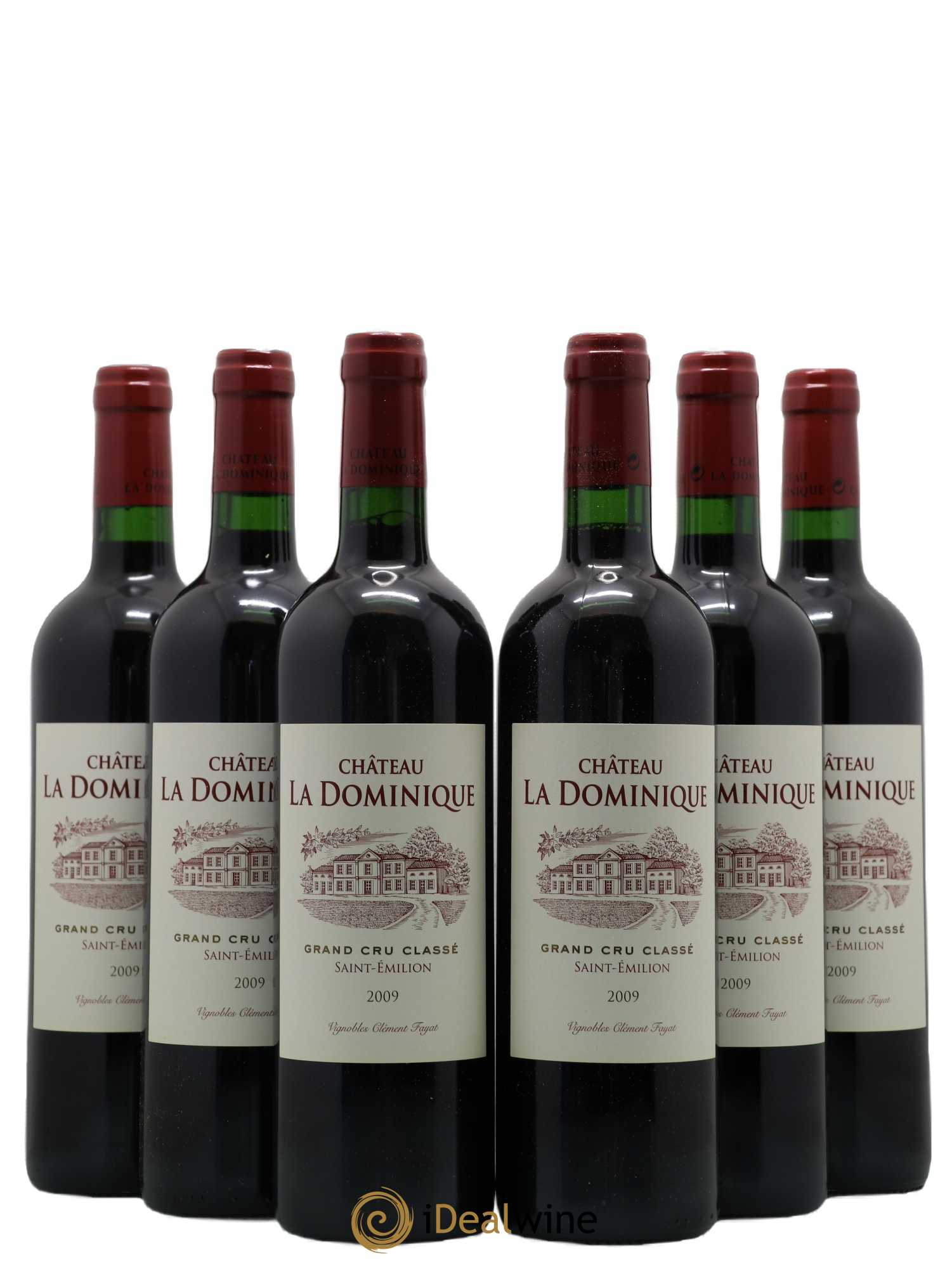 Château la Dominique Grand Cru Classé 2009 - Lot de 6 bouteilles - 0