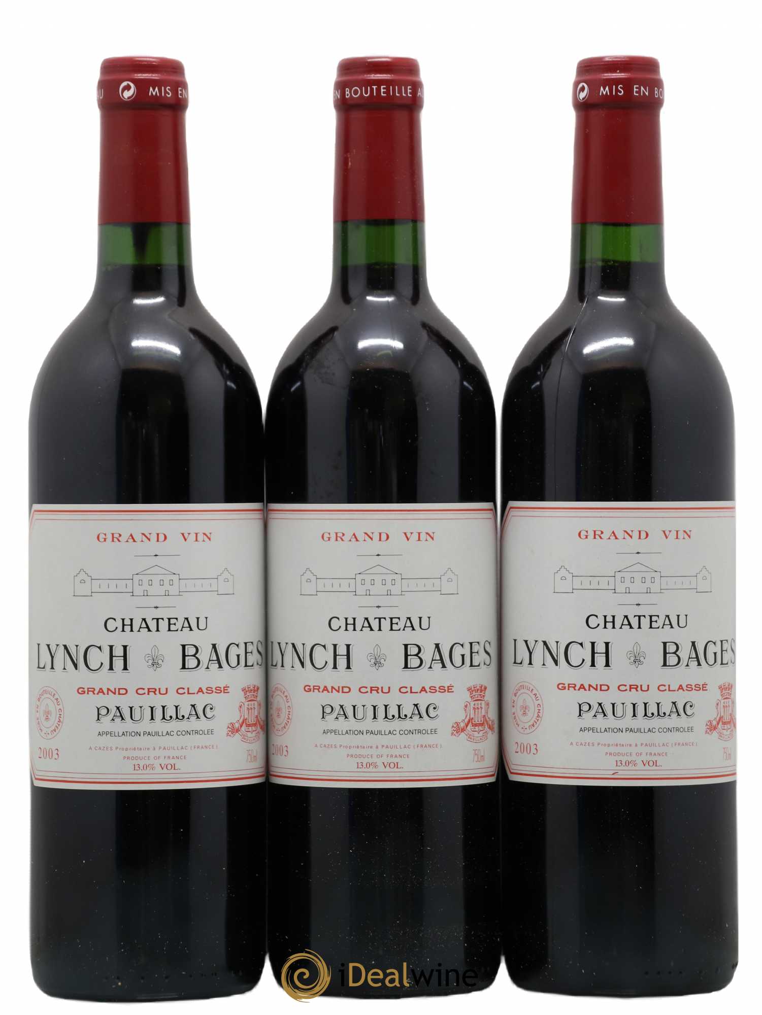 Château Lynch Bages 5ème Grand Cru Classé 2003 - Lot de 6 bouteilles - 2