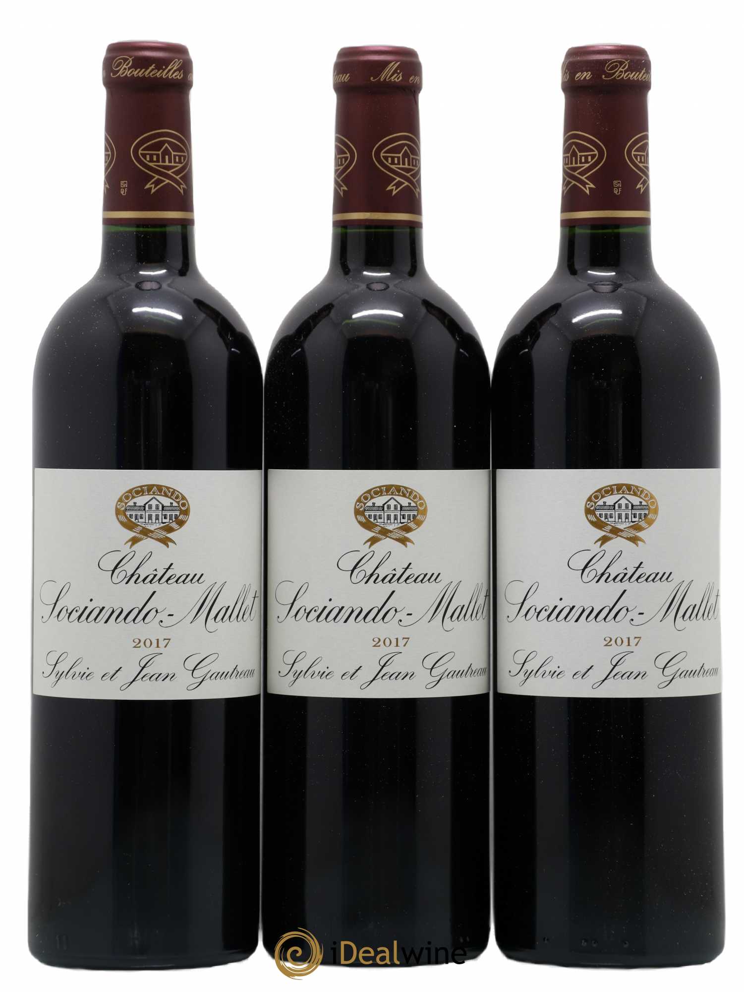 Château Sociando Mallet 2017 - Lot de 6 bouteilles - 1