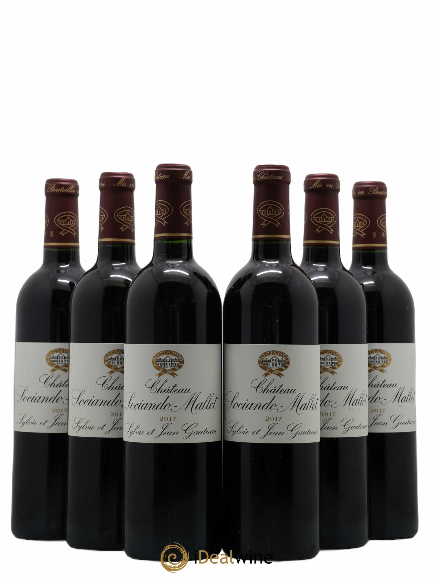 Château Sociando Mallet 2017 - Lot de 6 bouteilles - 0