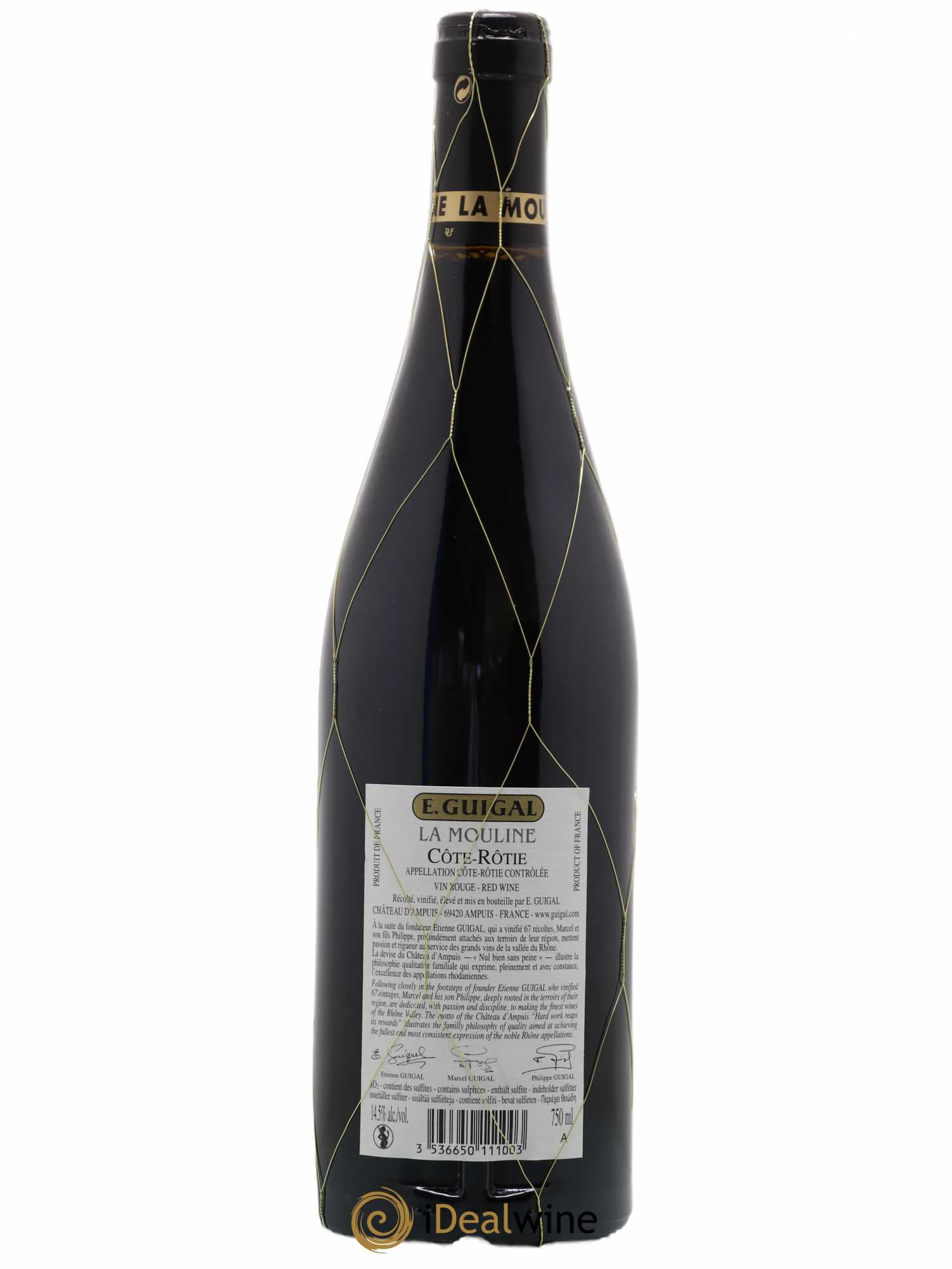 Côte-Rôtie La Mouline Guigal 2018 - Lot de 1 bouteille - 1