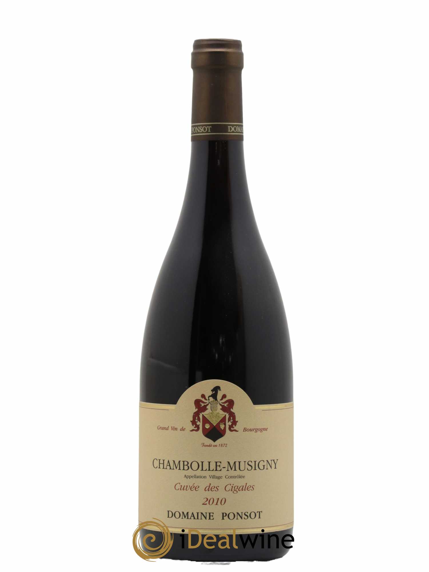 Chambolle-Musigny Cuvée des Cigales Ponsot (Domaine) 2010 - Lot de 1 bouteille - 0