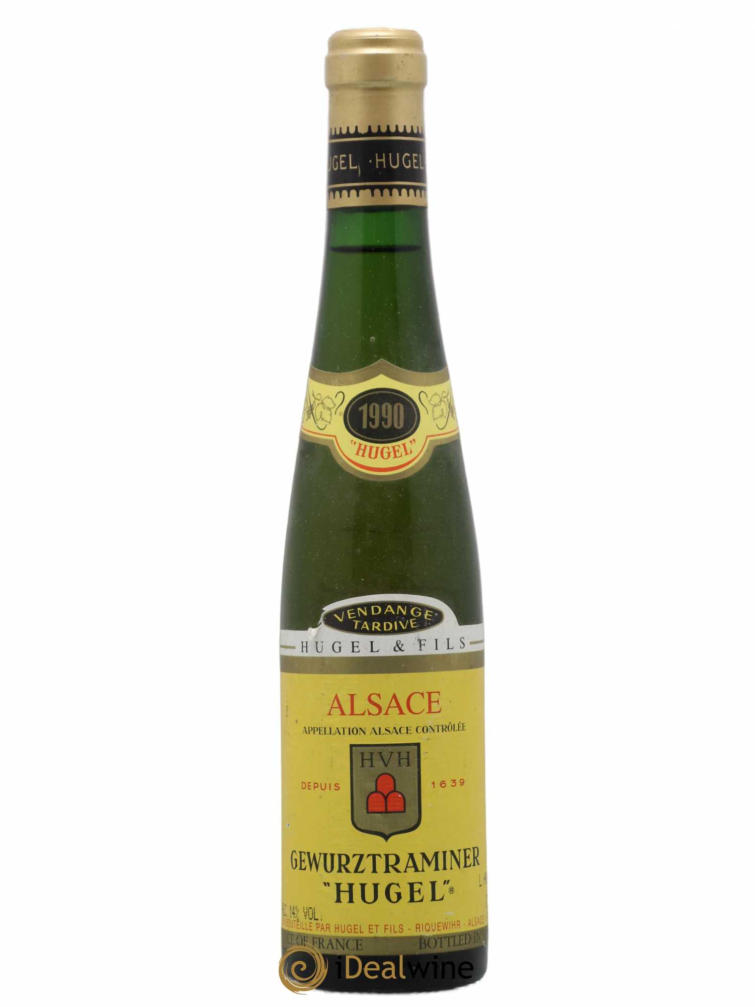 Gewurztraminer Vendanges Tardives Hugel (Domaine) 1990 - Posten von 1 Demi-Flasche - 0