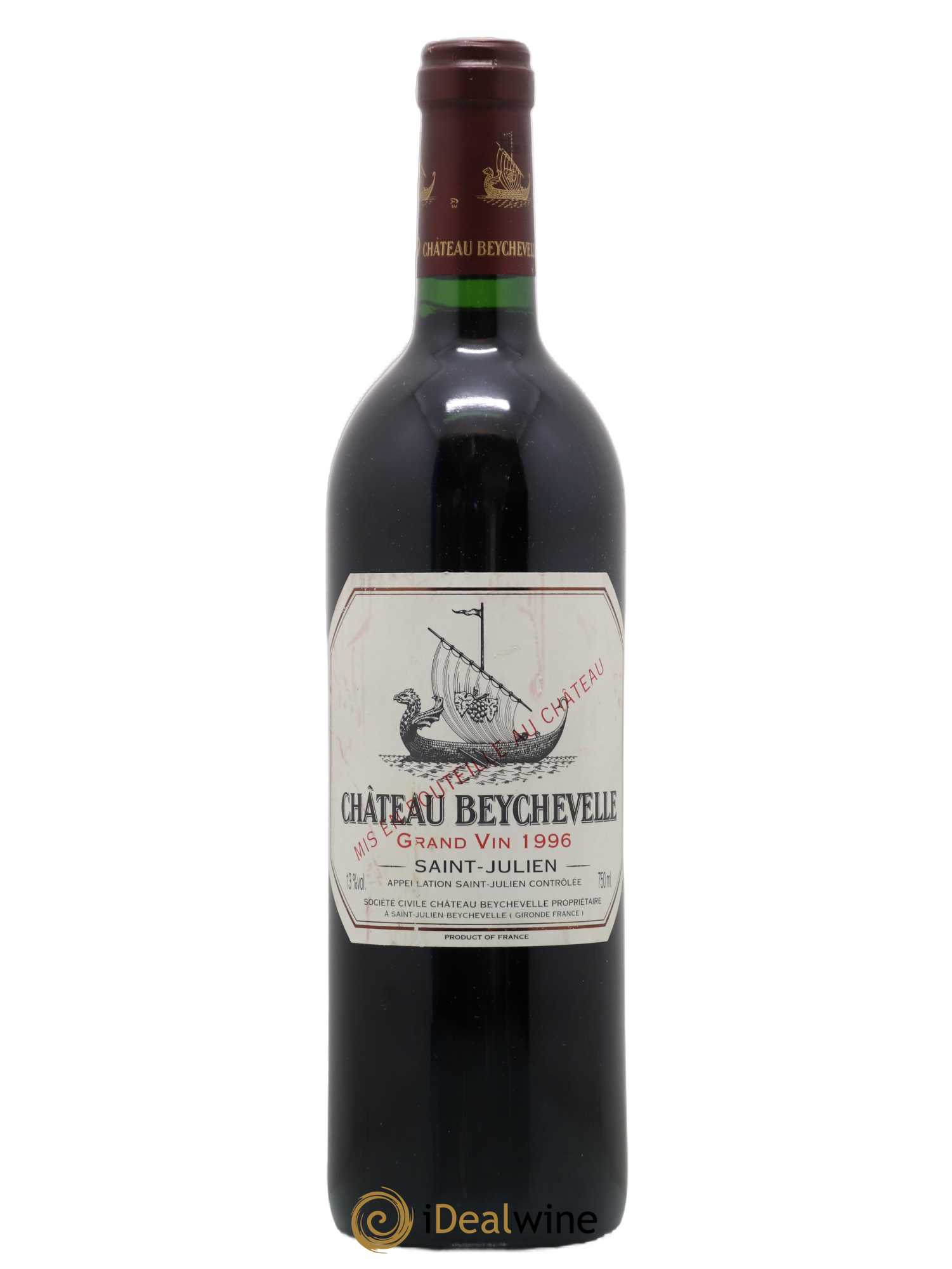 Château Beychevelle 4ème Grand Cru Classé 1996 - Lot de 1 bouteille - 0