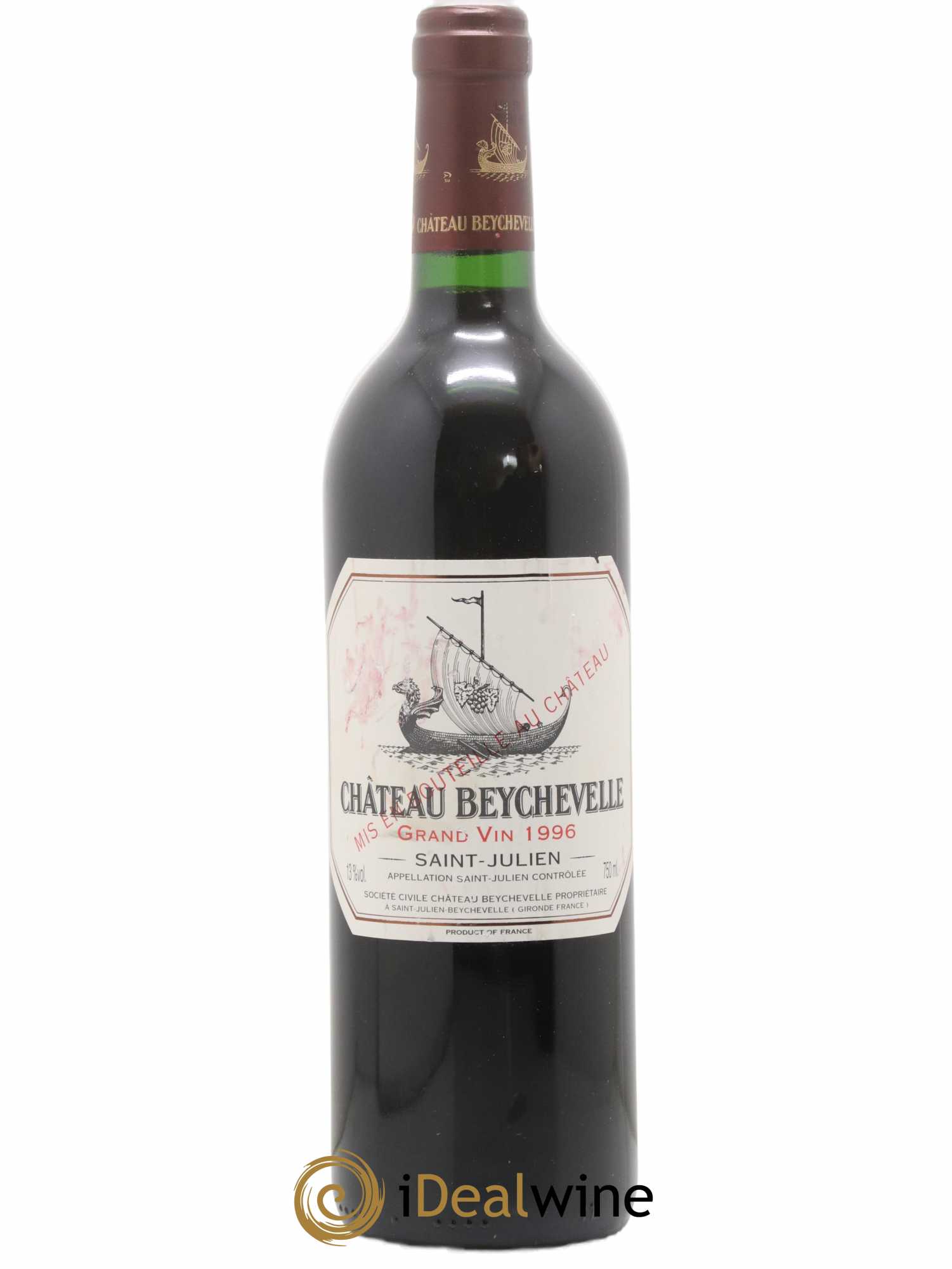 Château Beychevelle 4ème Grand Cru Classé 1996 - Lot de 1 bouteille - 0