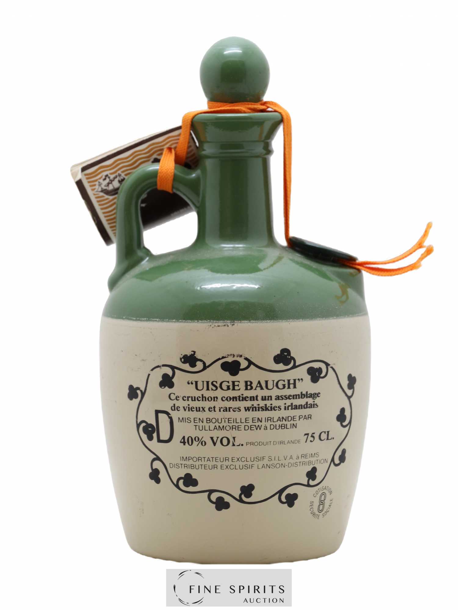 Tullamore Dew Of. Uisge Baugh Cruchon Rare Old - Lot de 1 bouteille - 1