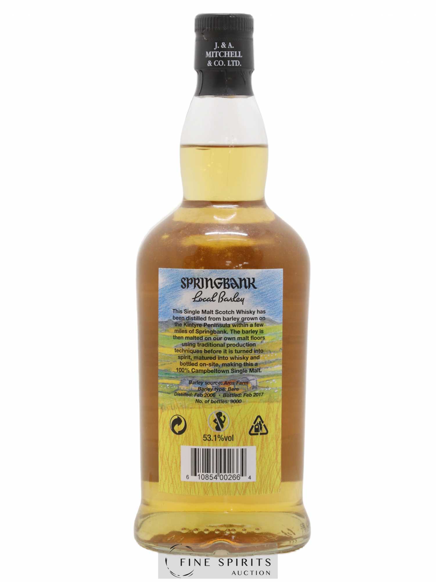 Springbank 11 years 2006 Of. Local Barley One of 9000 - bottled 2017 - Lot de 1 bouteille - 2