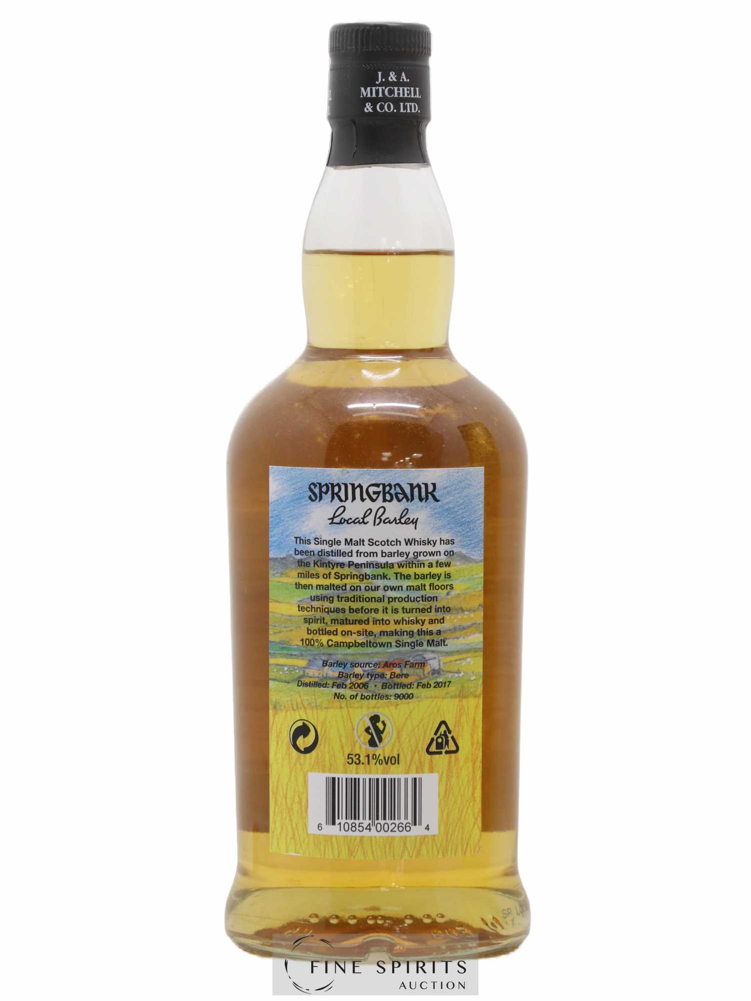Springbank 11 years 2006 Of. Local Barley One of 9000 - bottled 2017 - Lot de 1 bouteille - 2