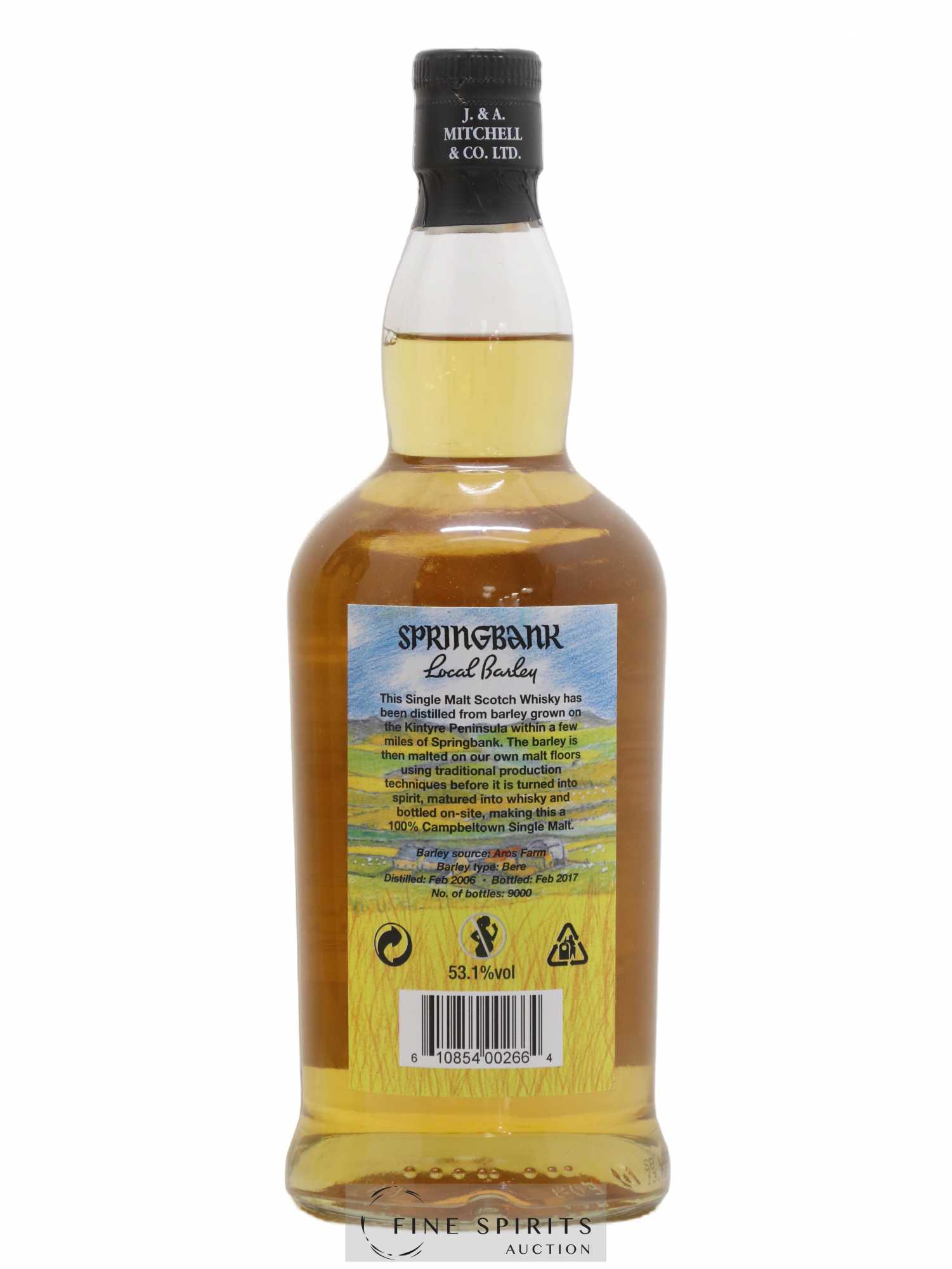 Springbank 11 years 2006 Of. Local Barley One of 9000 - bottled 2017 - Lot de 1 bouteille - 2