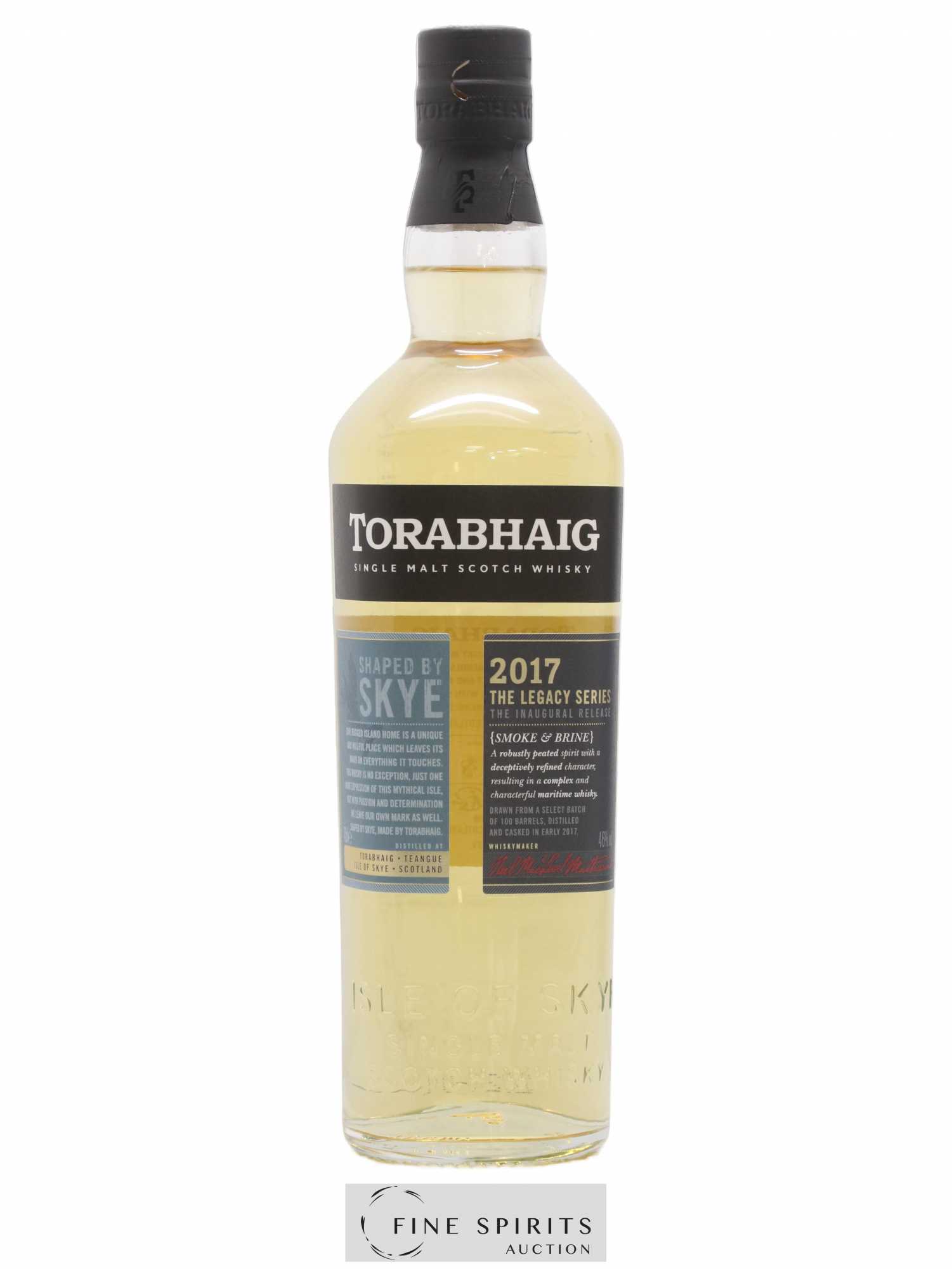 Torabhaig 2017 Of. The Inaugural Release The Legacy Series - Lot of 1 bottle - 1