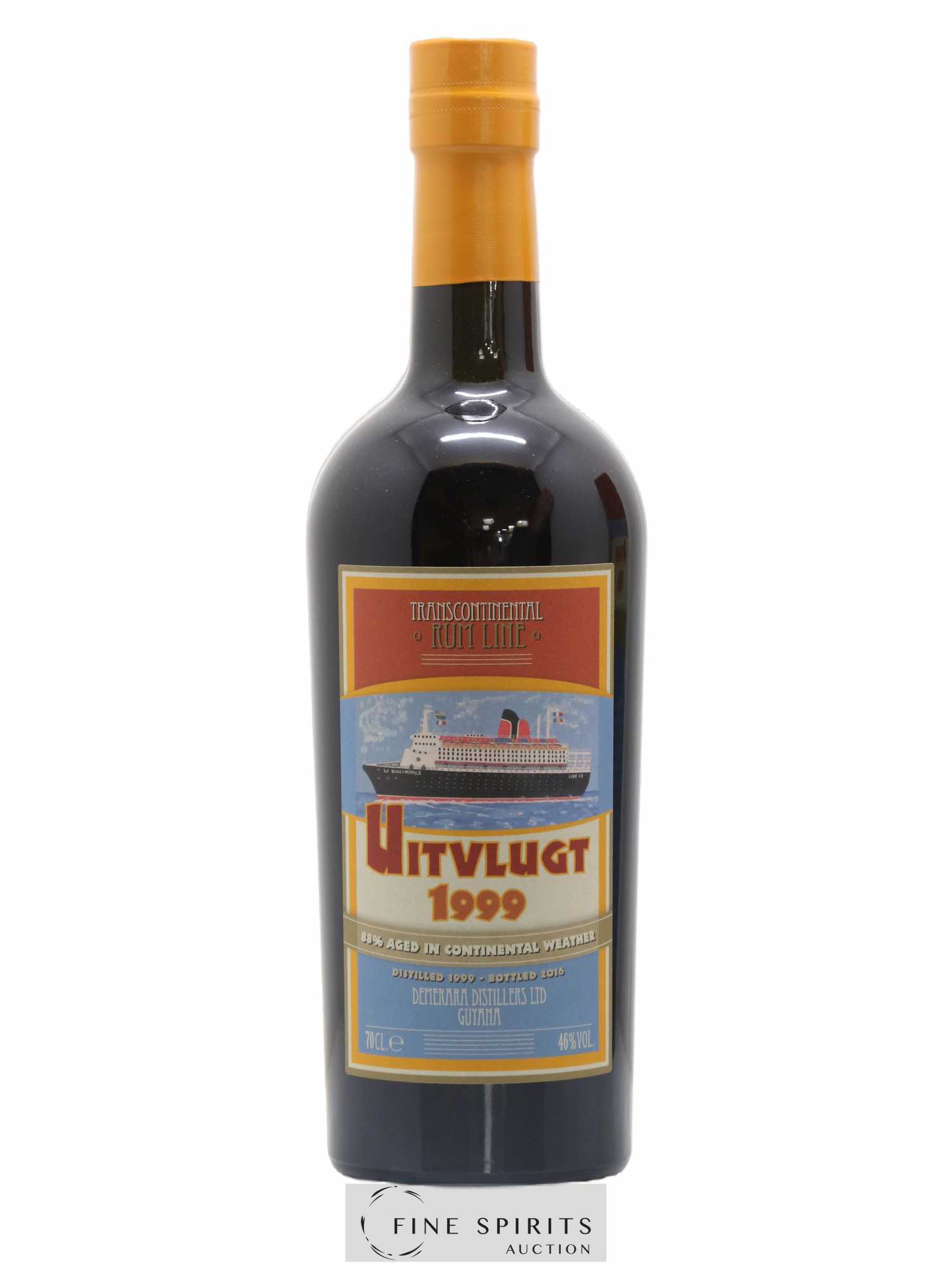 Uitvlugt 17 years 1999 LMDW Line n°3 - bottled 2016 Transcontinental Rum Line - Lot de 1 bouteille - 1