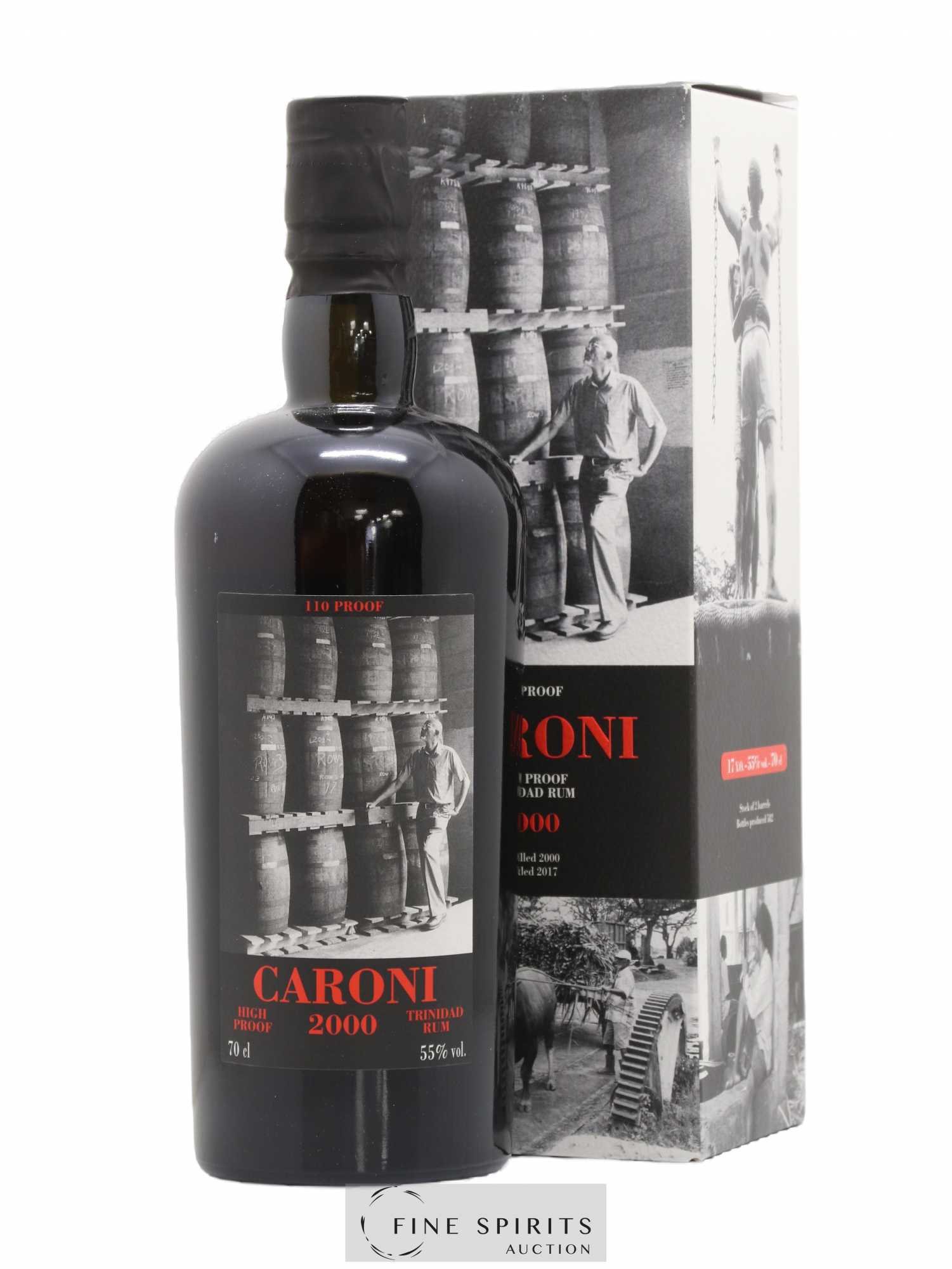 Caroni 17 years 2000 Velier 110 Proof One of 582 - bottled 2017 - Lot de 1 bouteille - 0