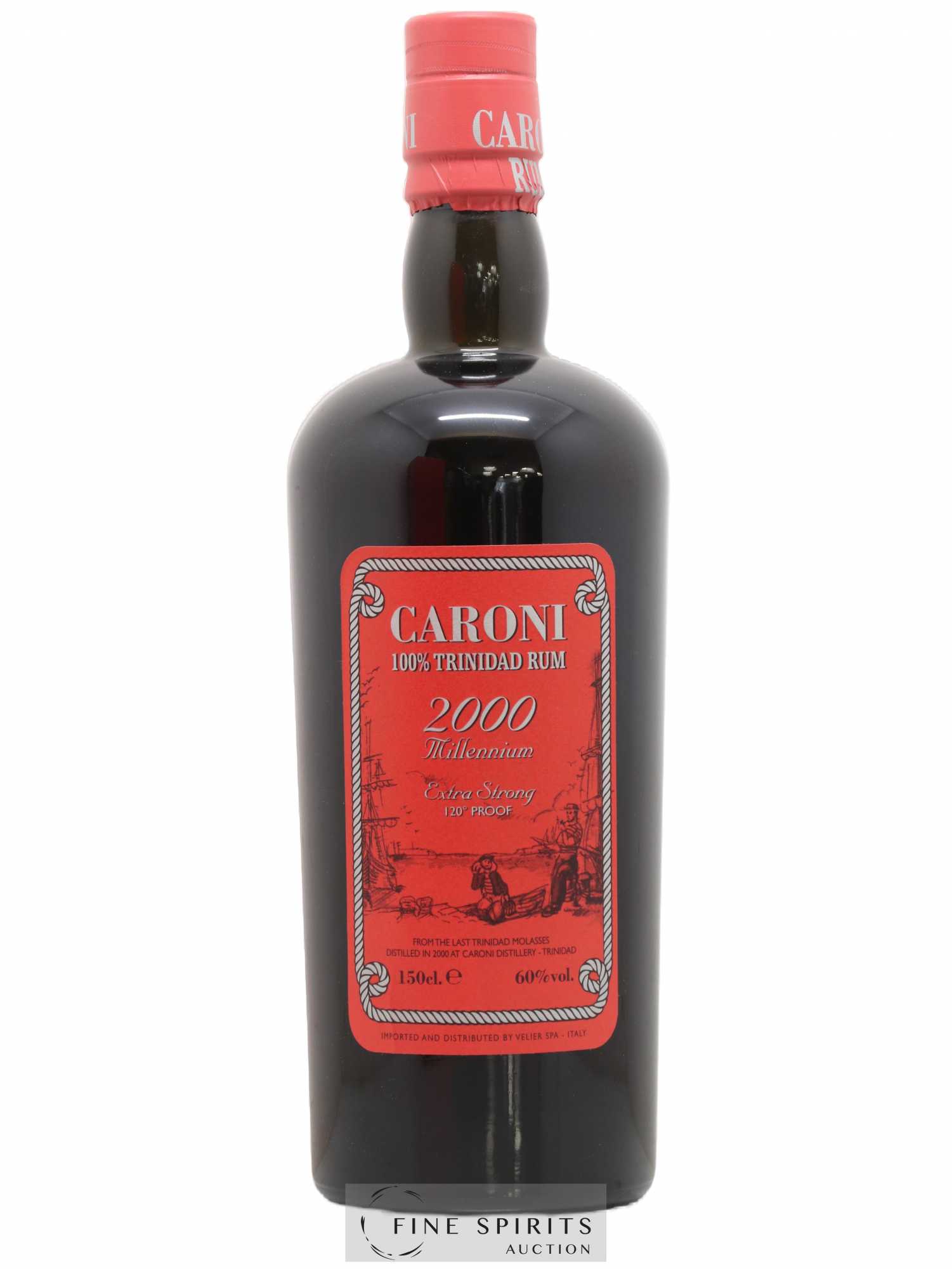 Caroni 15 years 2000 Velier Millennium One of 1420 - bottled 2015 - Lot de 1 magnum - 1